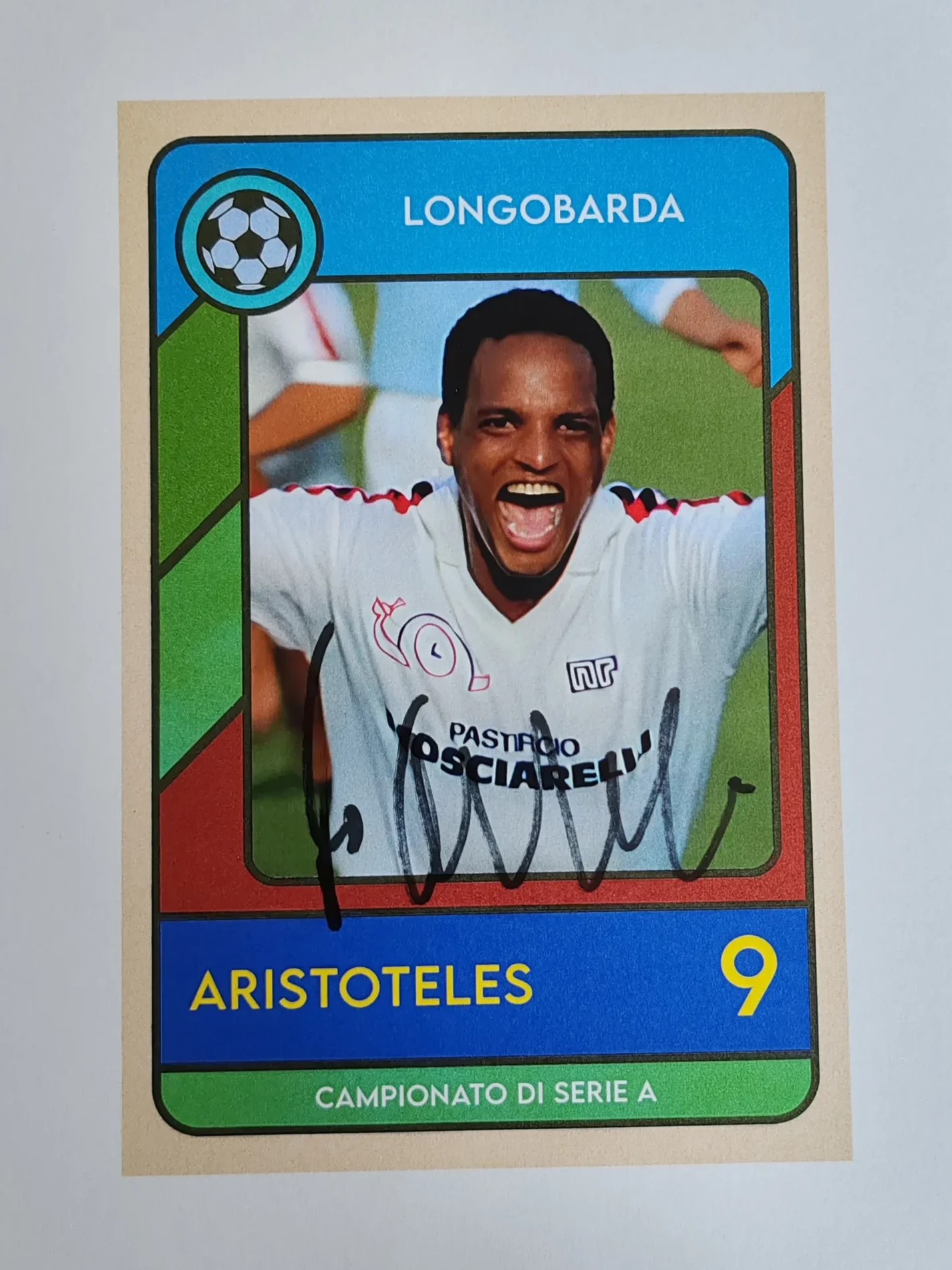 Urs Althaus - Signed Cardboard Photo - L'allenatore nel pallone