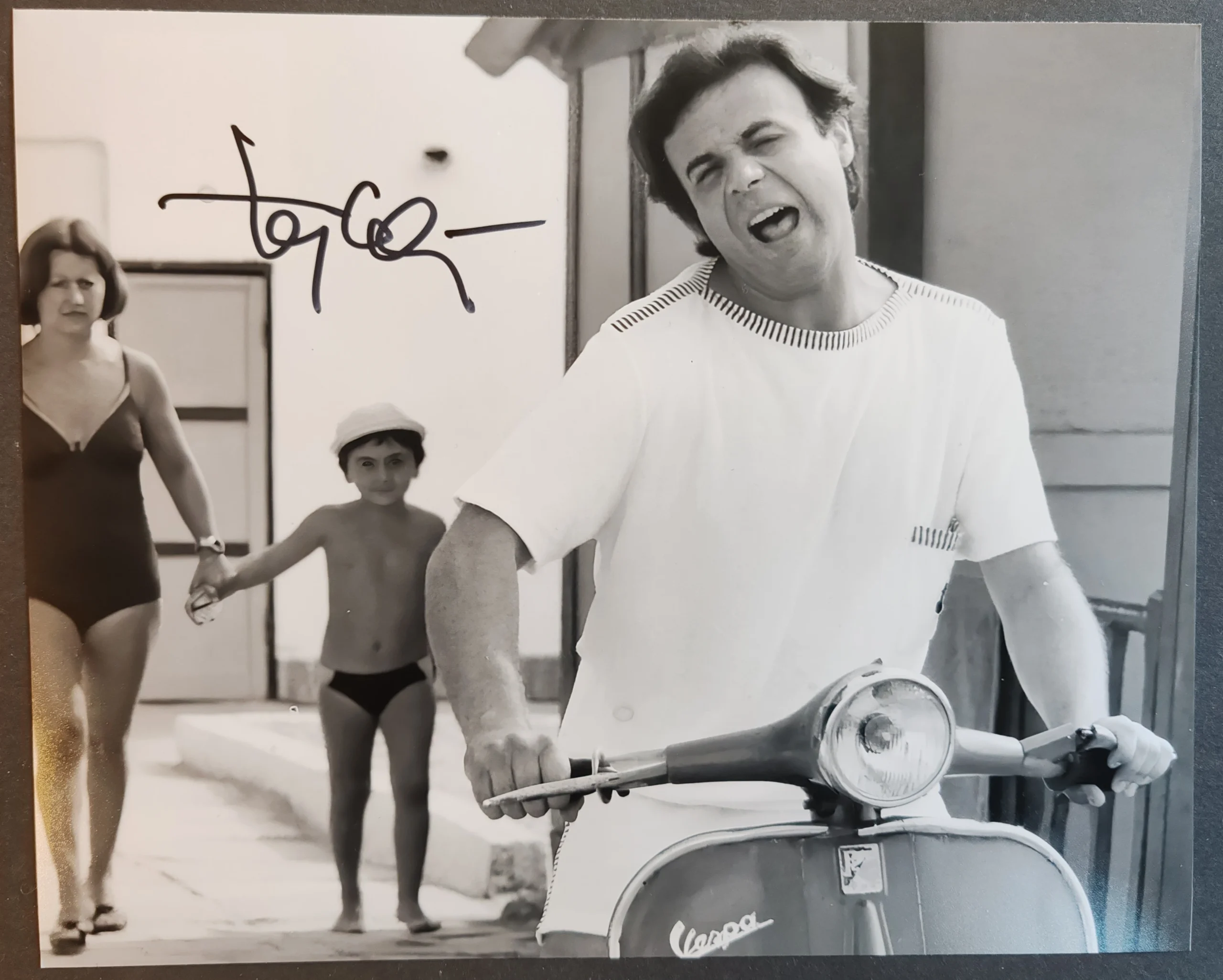 Jerry Calà - Signed Photo - Sapore di mare