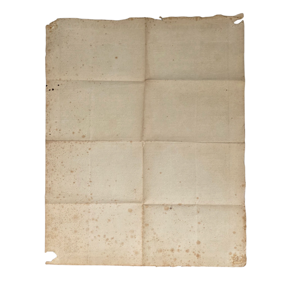 1848 Leap Year Calendar – Original Papal States Rome Broadside - Image 3