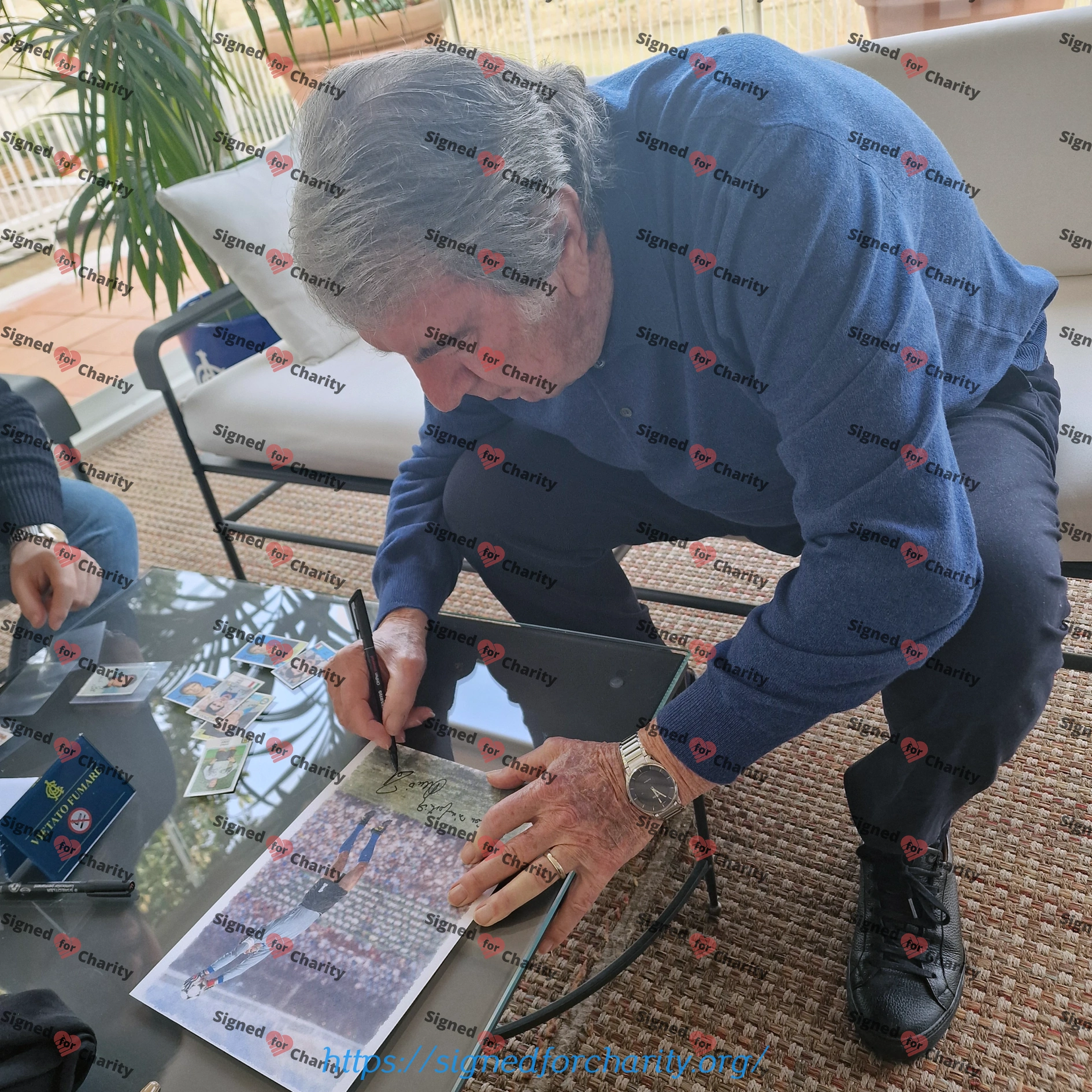 Dino Zoff – Signed Printed Artwork – Italian National Football Team World Cup 82 - Image 2