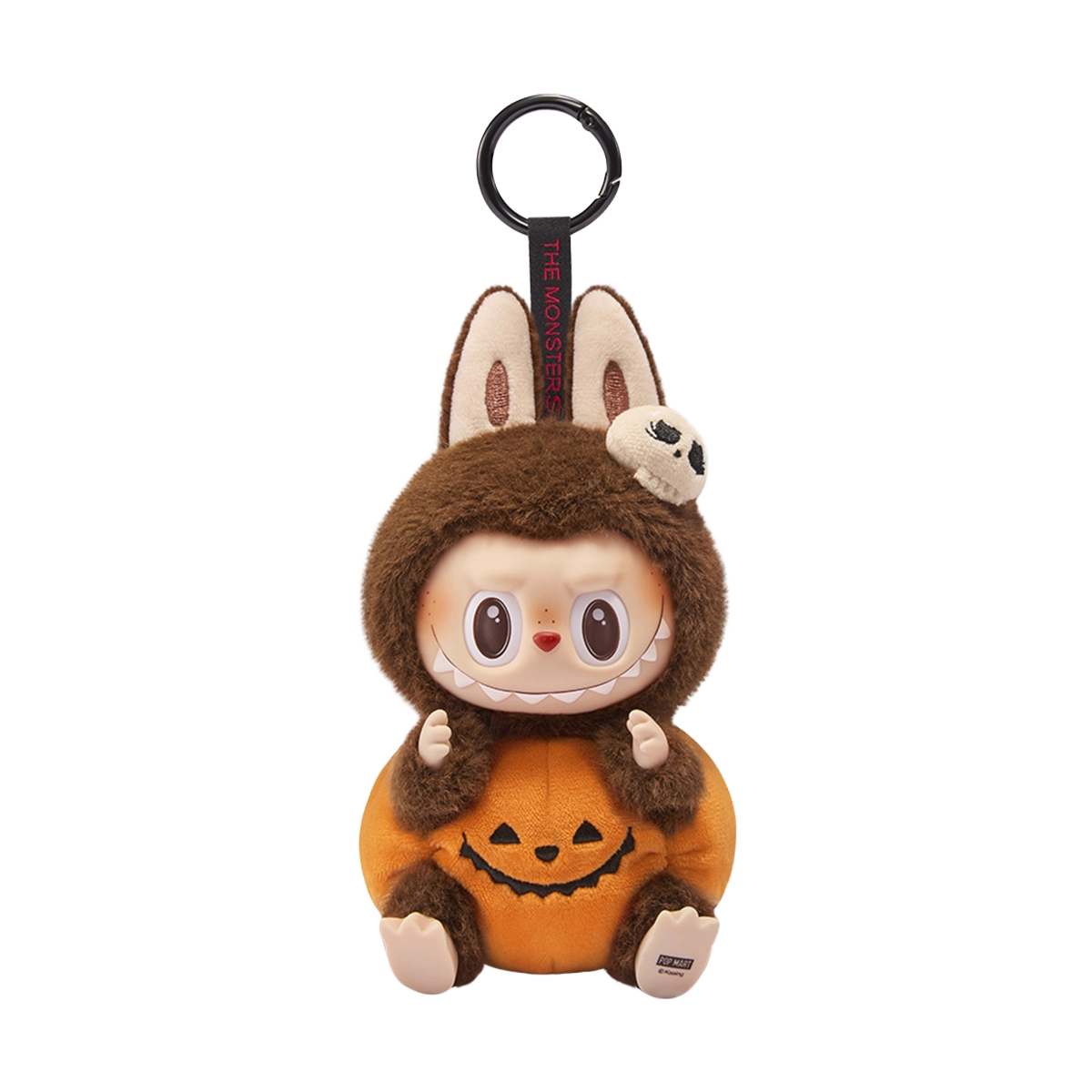 Original Pop Mart LABUBU THE MONSTERS Happy Halloween Party Series-Sitting Pumpkin Vinyl Plush Pendant