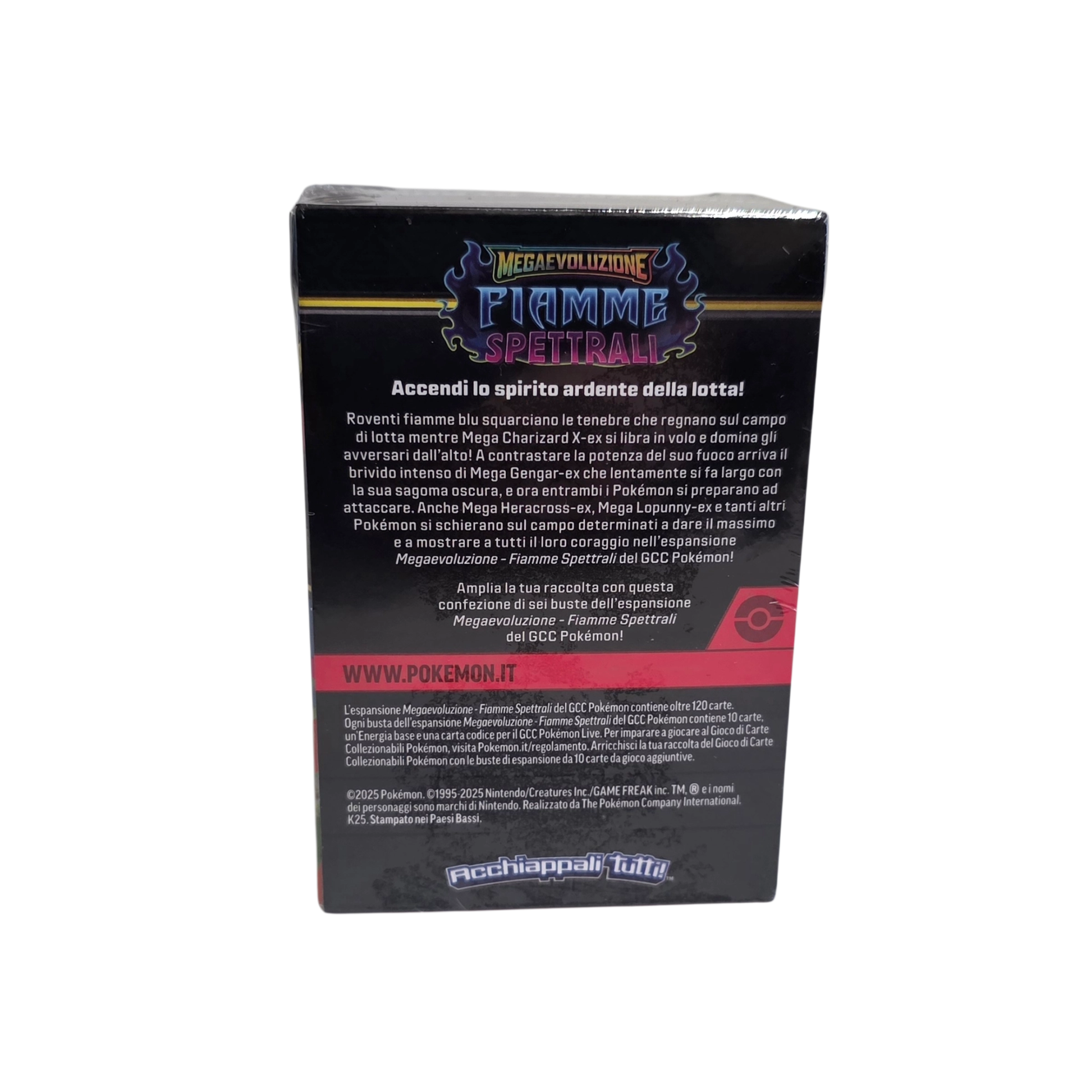 Pokémon TCG Mega Evolution Phantom Flames Bundle – 6 Booster Packs – Italian - Image 3