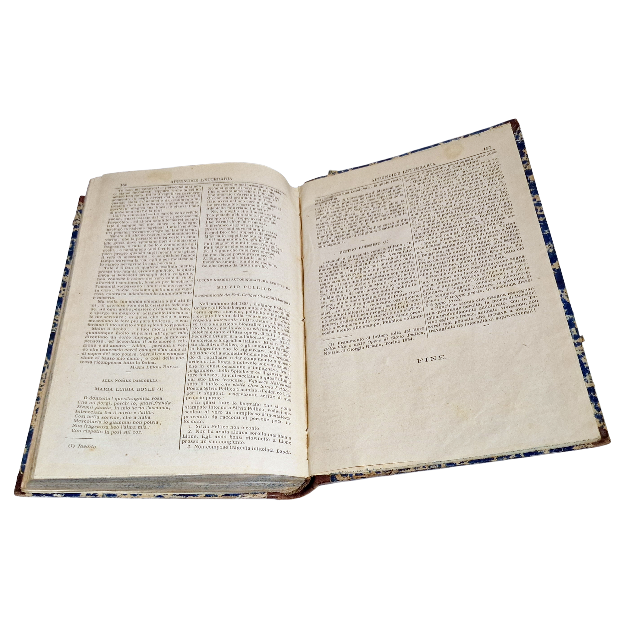 Antique 1878 Italian Book Silvio Pellico Complete Works Risorgimento Library Volume - Image 8