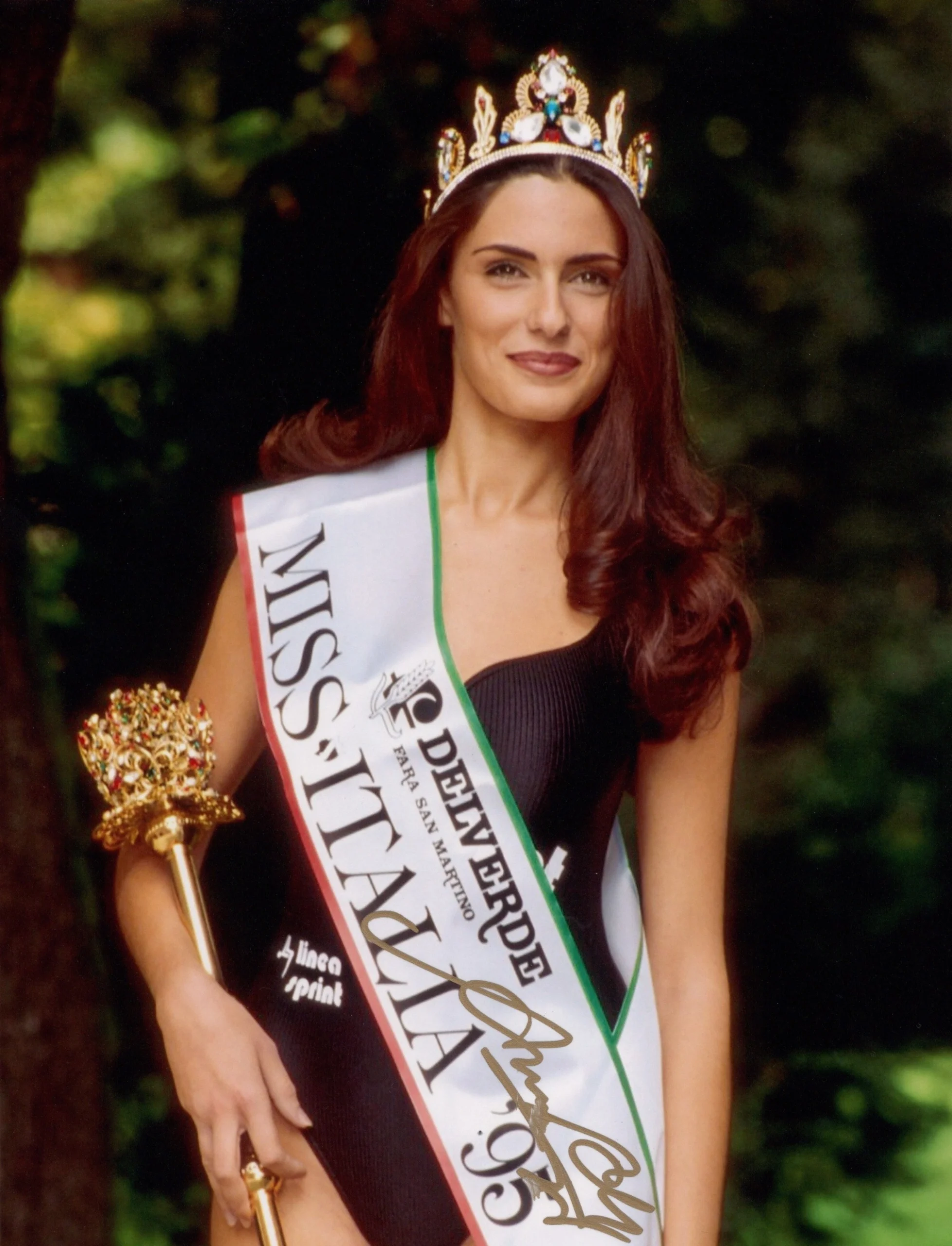 Anna Valle - Signed Photo - Miss Italia 1995