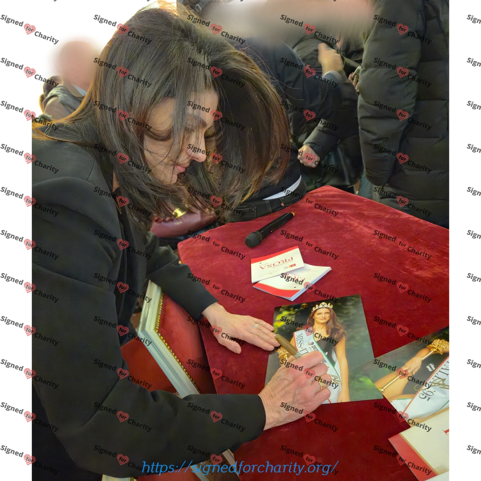 Anna Valle - Signed Photo - Miss Italia 1995 - Image 2