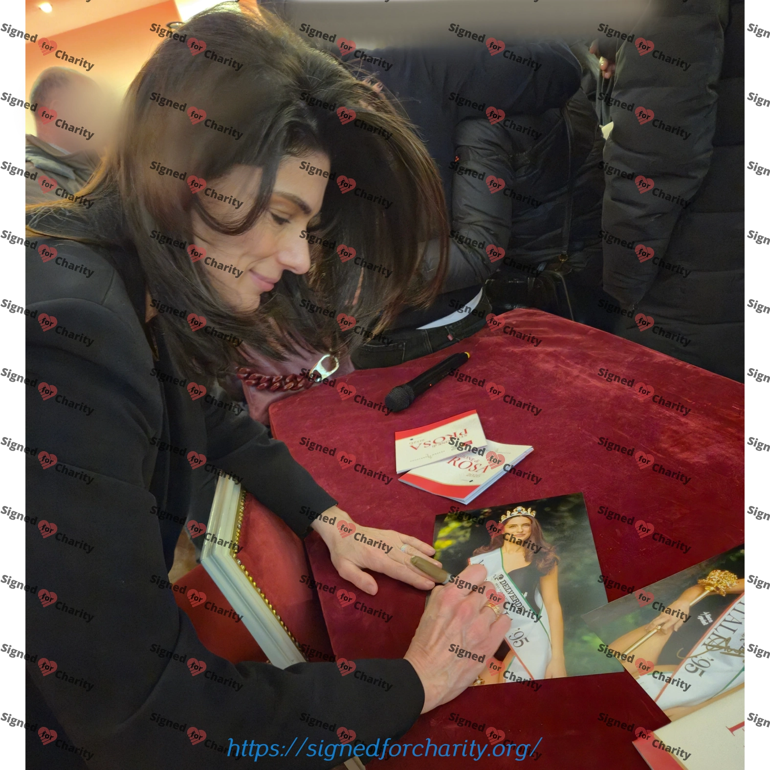 Anna Valle - Signed Photo - Miss Italia 1995 - Image 3