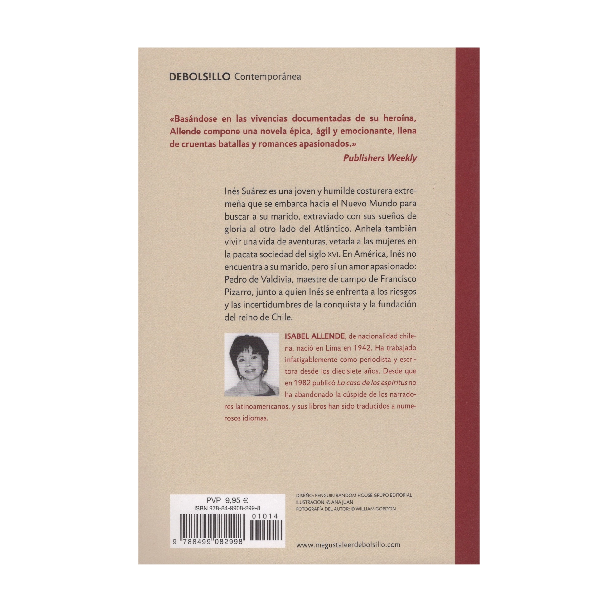 Isabel Allende - Signed Book - Ines del alma mia (Spanish Edition) - Image 3