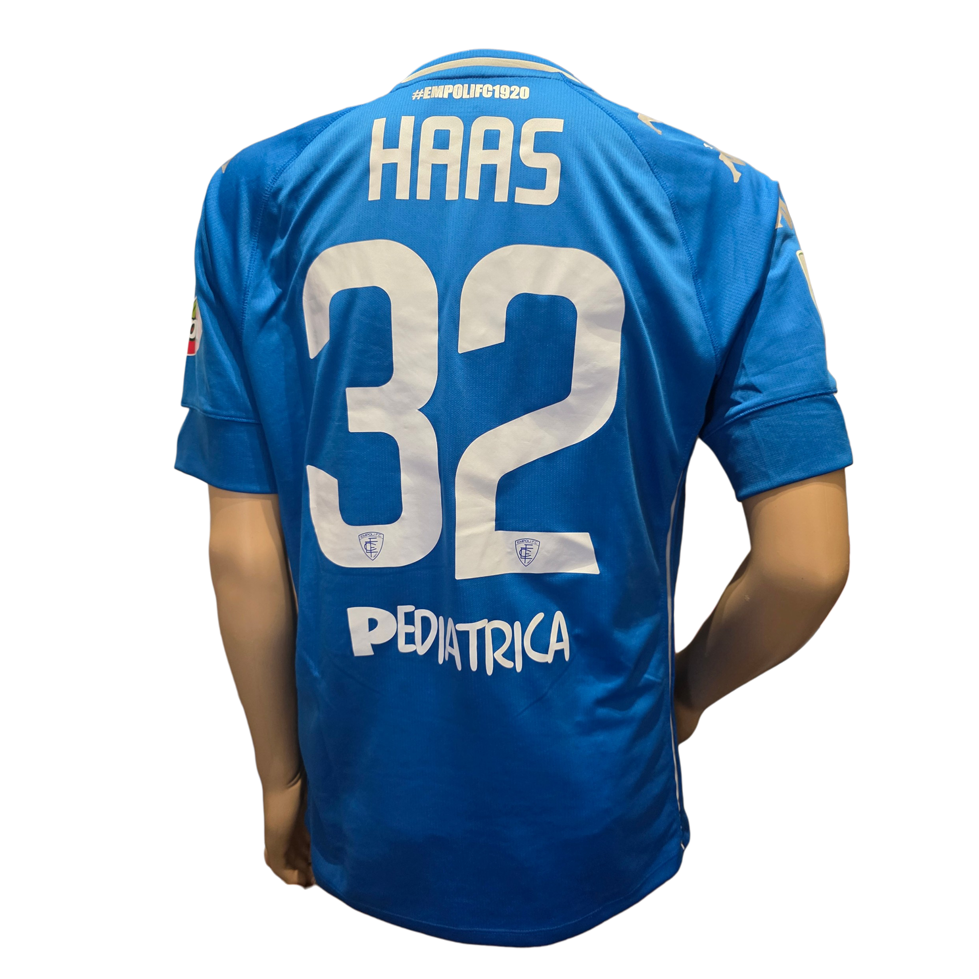 Nicolas Haas Match Issued Shirt Empoli 2020 2021 100 Years Special Patch