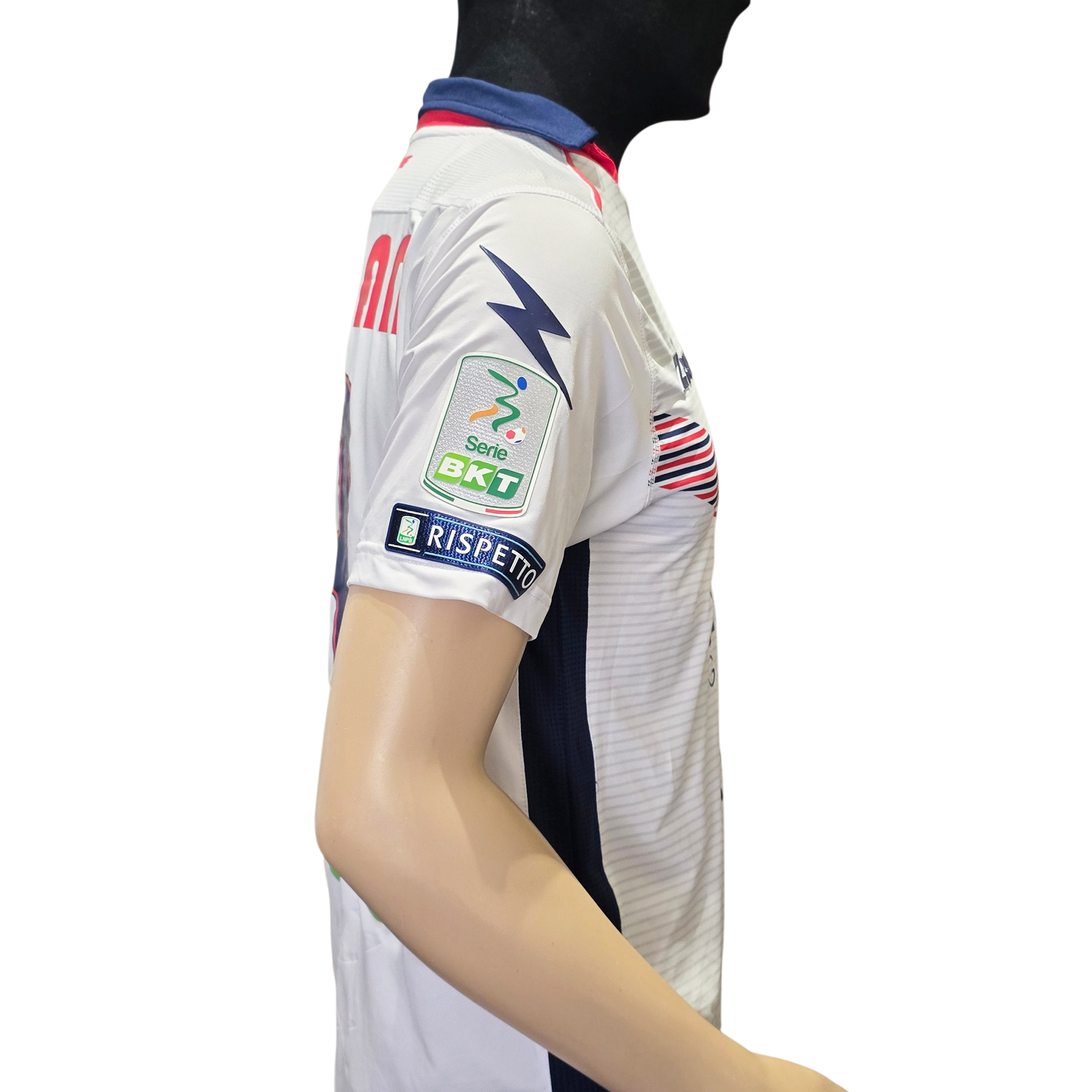 Adrian Stoian Match Issued Crotone Away Shirt 2018 2019 Serie B Player Issue - Image 3