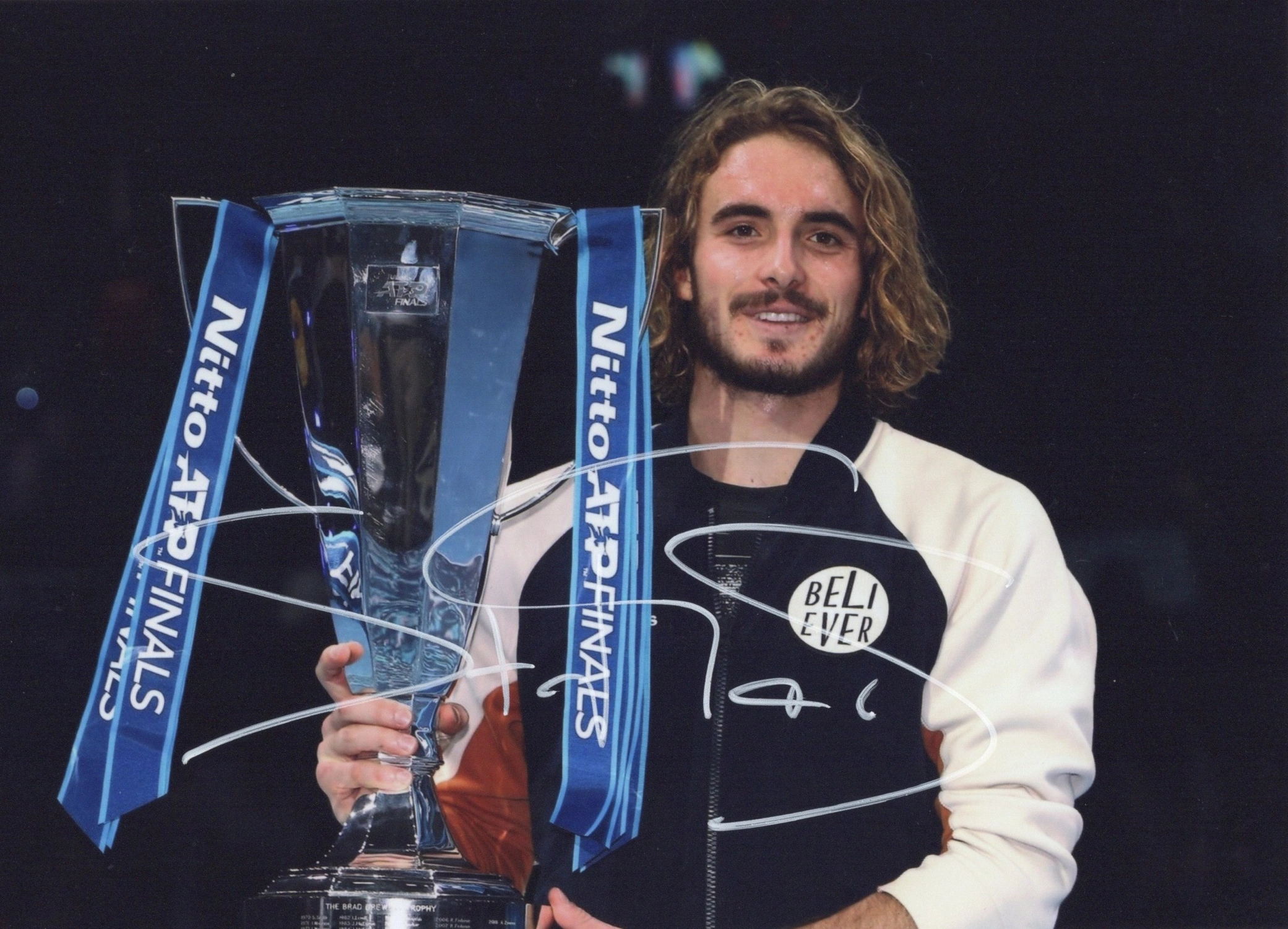 Stefanos Tsitsipas - Signed Photo - Professional Tennis Player