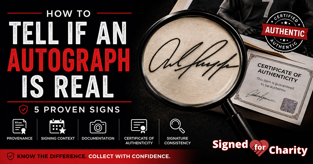 How to Tell if an Autograph is Real: 5 Proven Signs