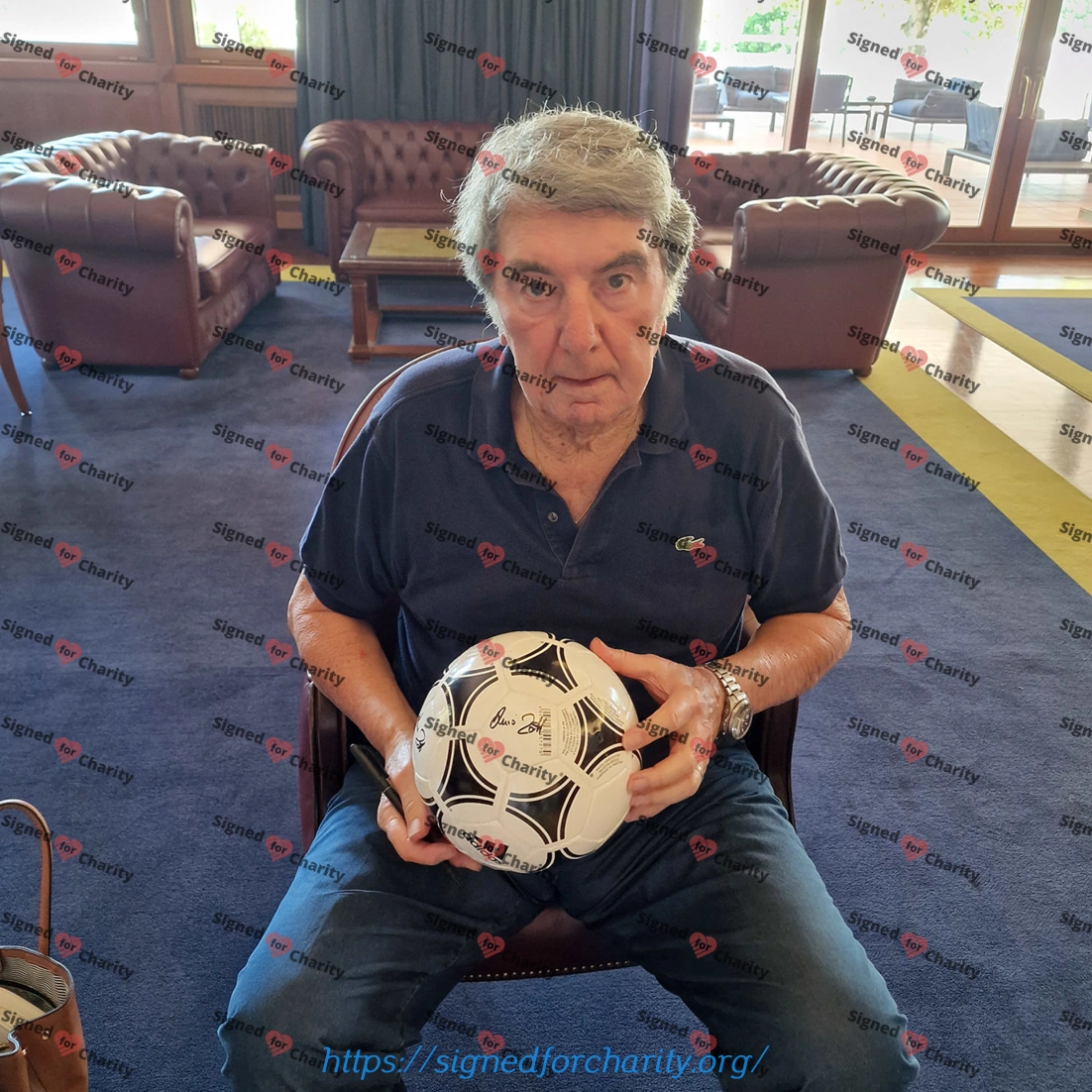 Dino Zoff autograph signed photo football memorabilia