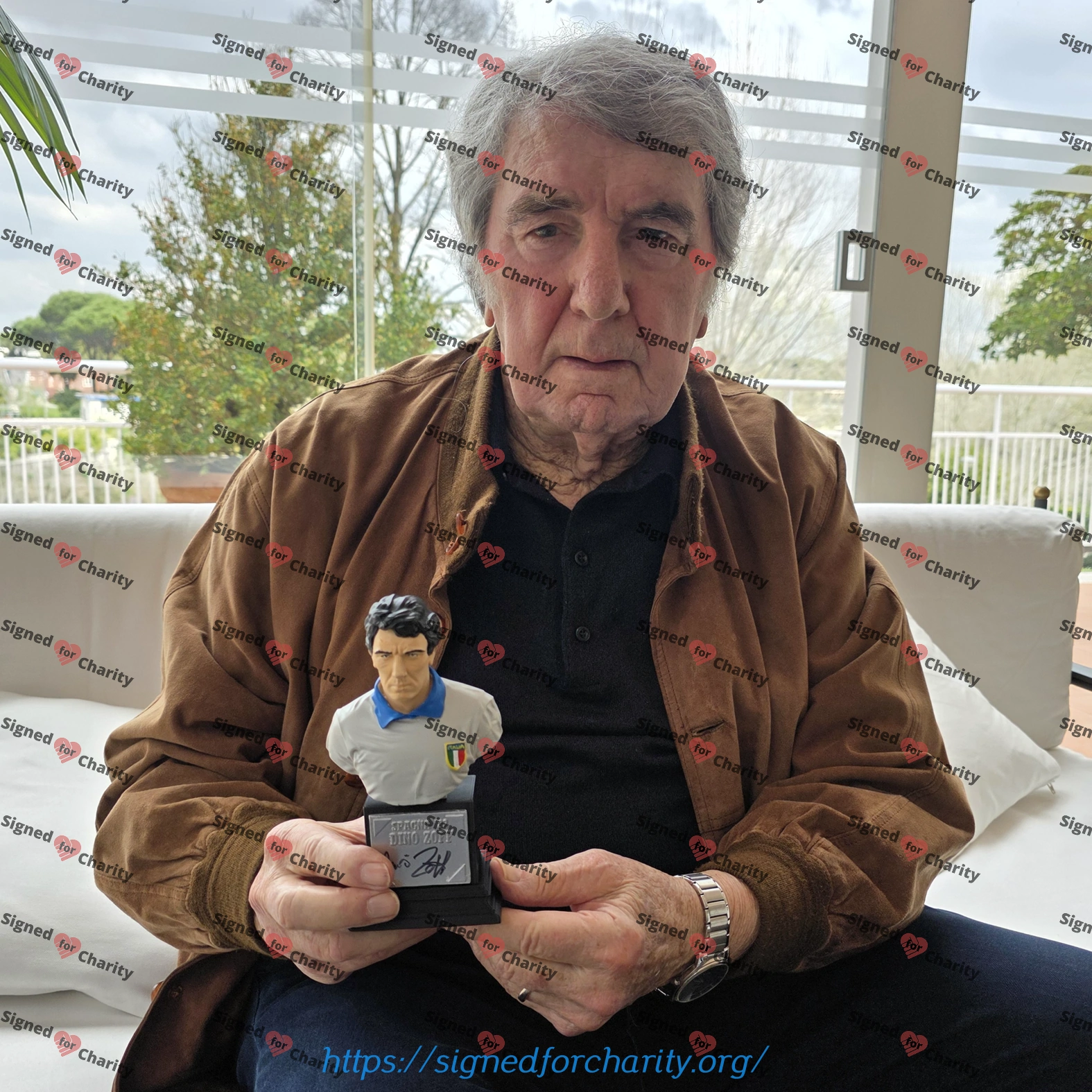 Dino Zoff autografo sessione privata Roma 13 marzo 2026