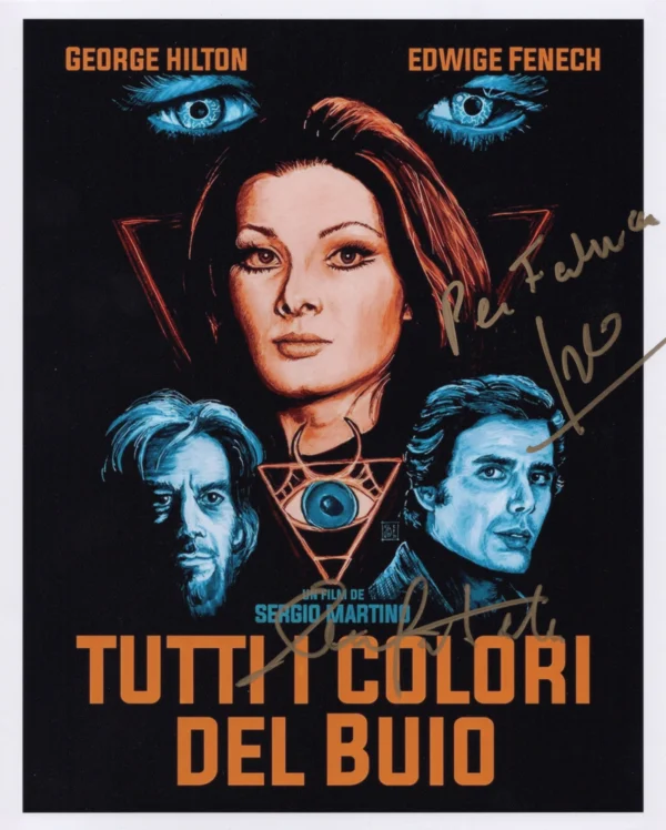 Ernesto Gastaldi & Sergio Martino Signed Tutti i Colori del Buio Photo ...