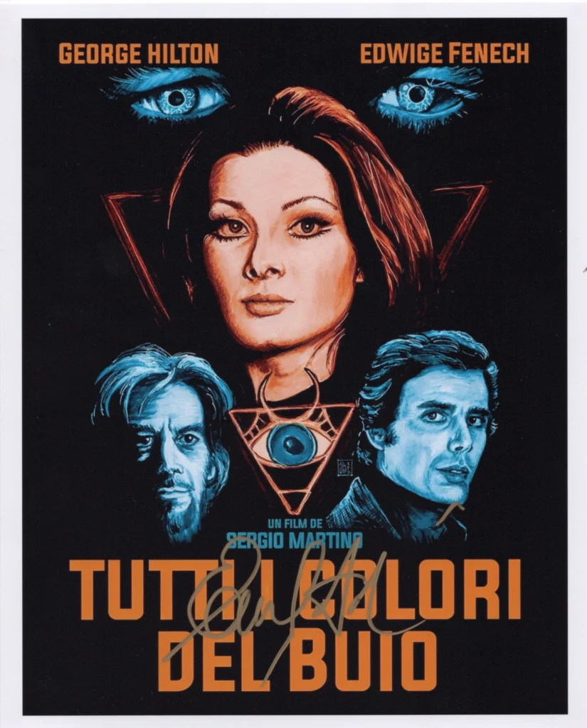 Ernesto Gastaldi Signed Tutti i Colori del Buio Giallo Horror Photo ...