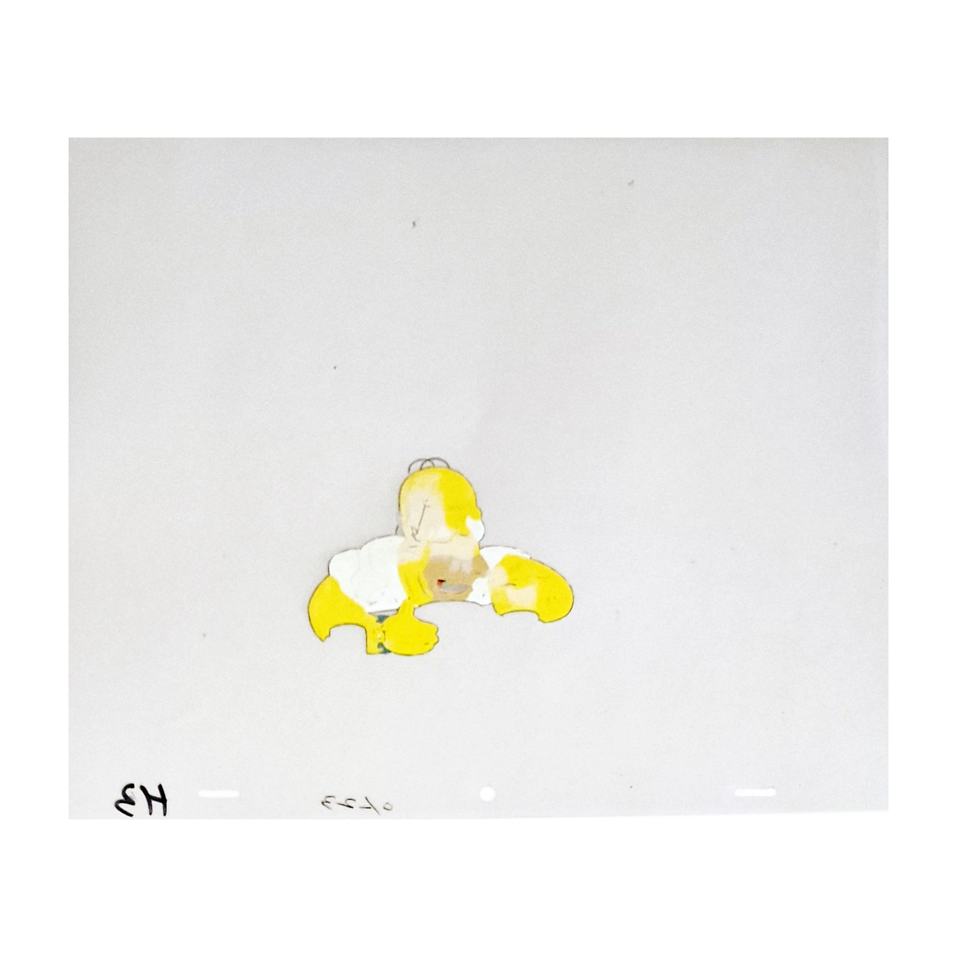 The Simpsons Original Production Cel Setup – Homer & Lisa – Season 2 Episode - Image 6