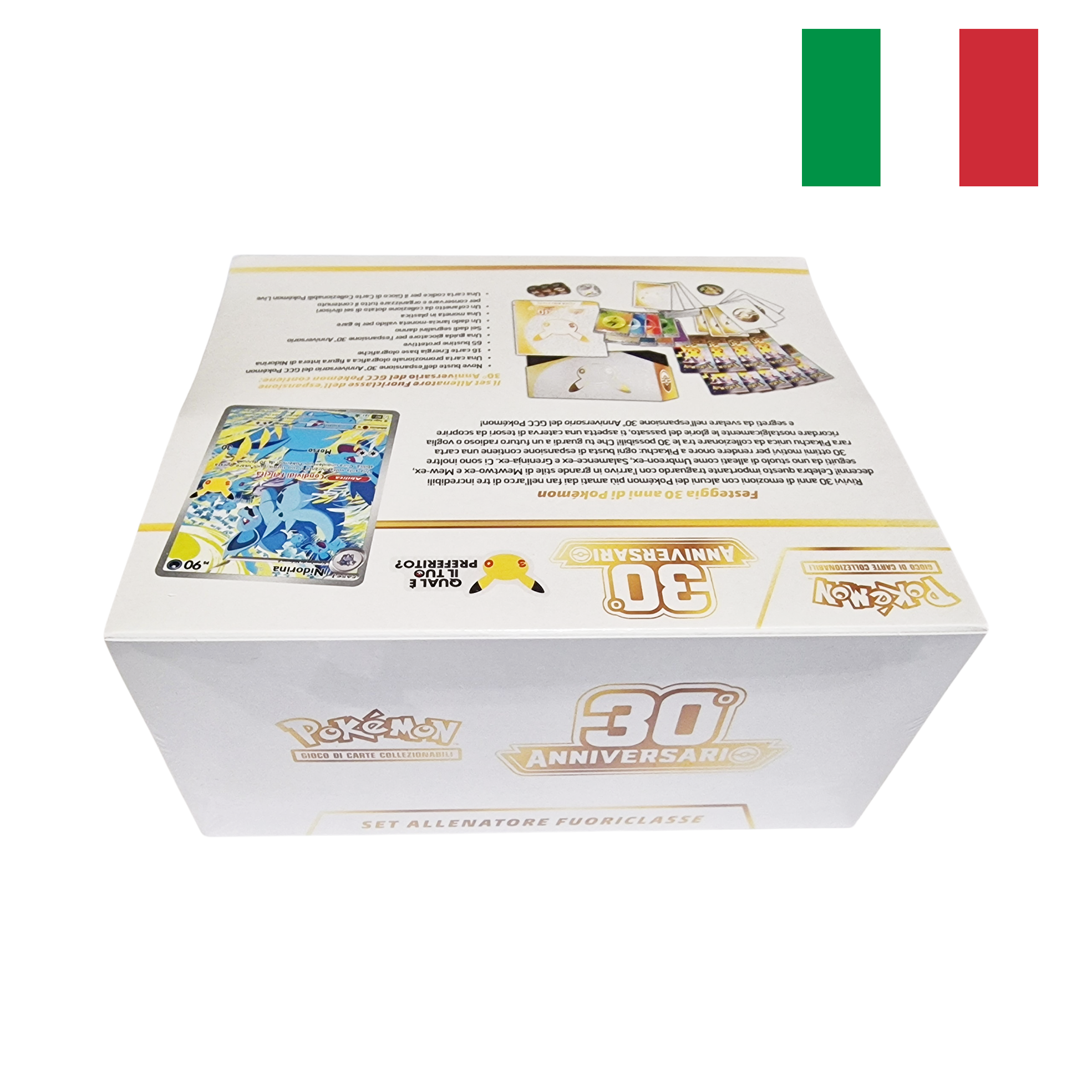 Pokémon TCG 30th Anniversary Elite Trainer Box – Nidorina Promo – Italian Factory Sealed - Image 3