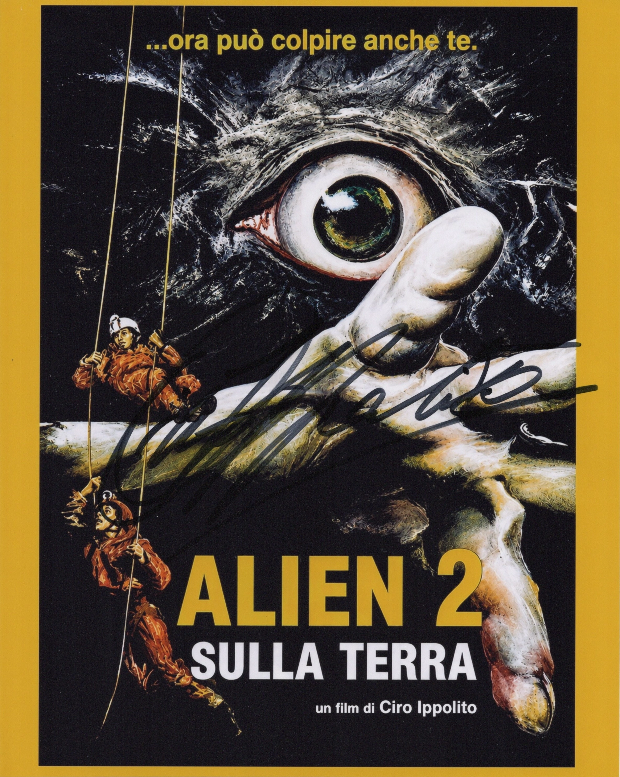 Ciro Ippolito Signed Horror Photo โ Alien 2 sulla Terra (1980)