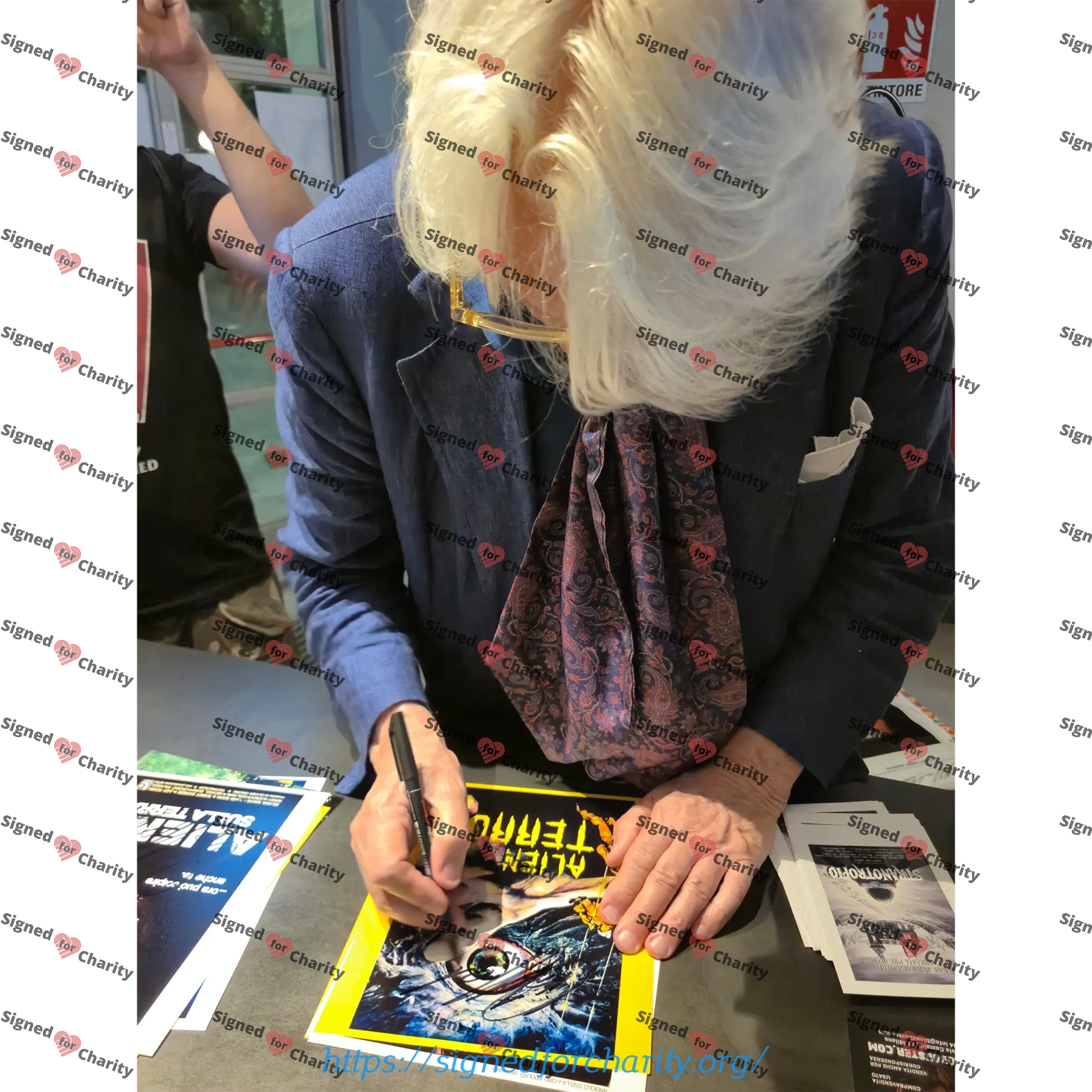 Ciro Ippolito Signed Photo โ Alien 2 sulla Terra (1980) โ Alien Terror Cult Horror - Image 2