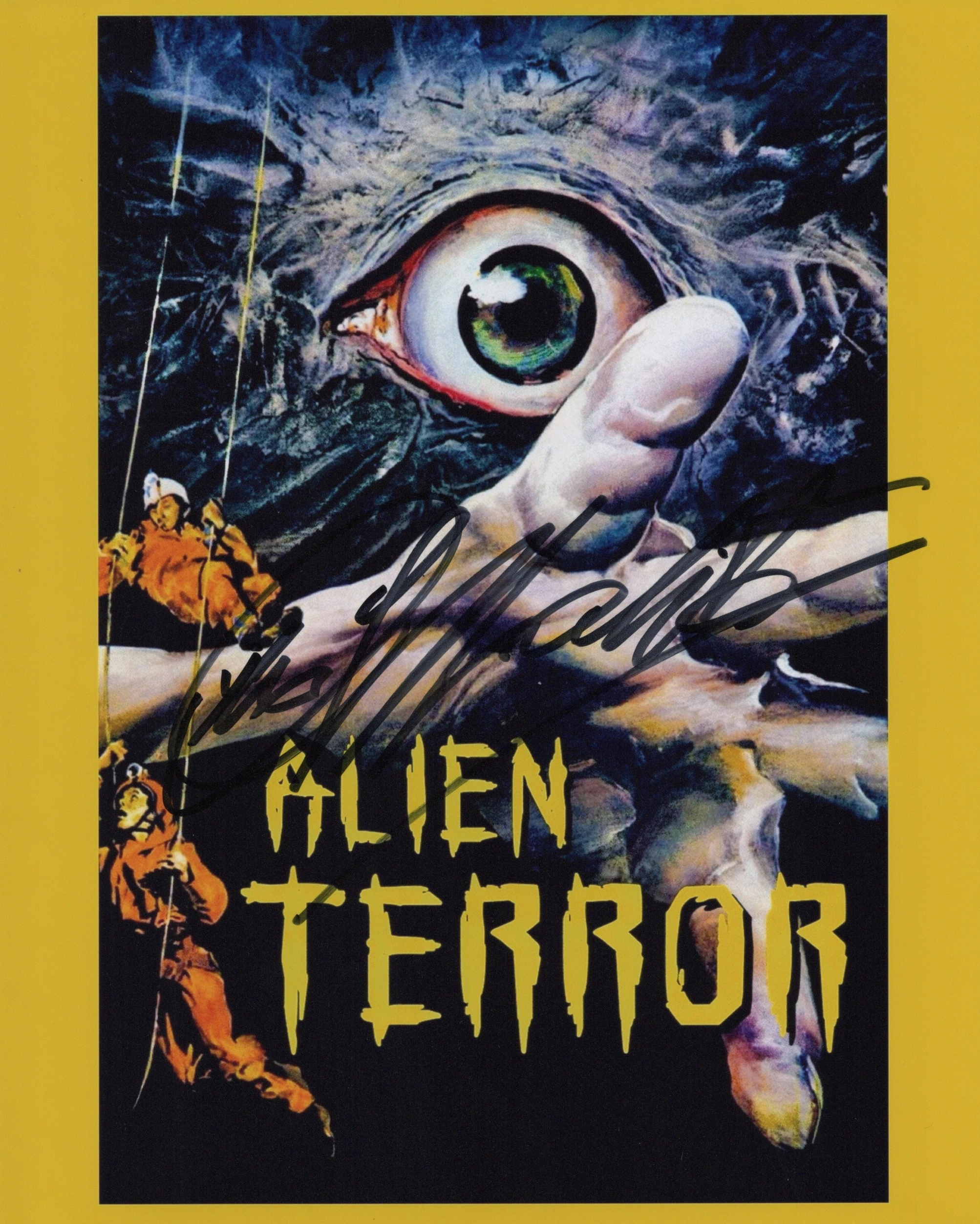 Ciro Ippolito Hand-Signed Alien Terror Photo โ Alien 2 sulla Terra Italian Horror