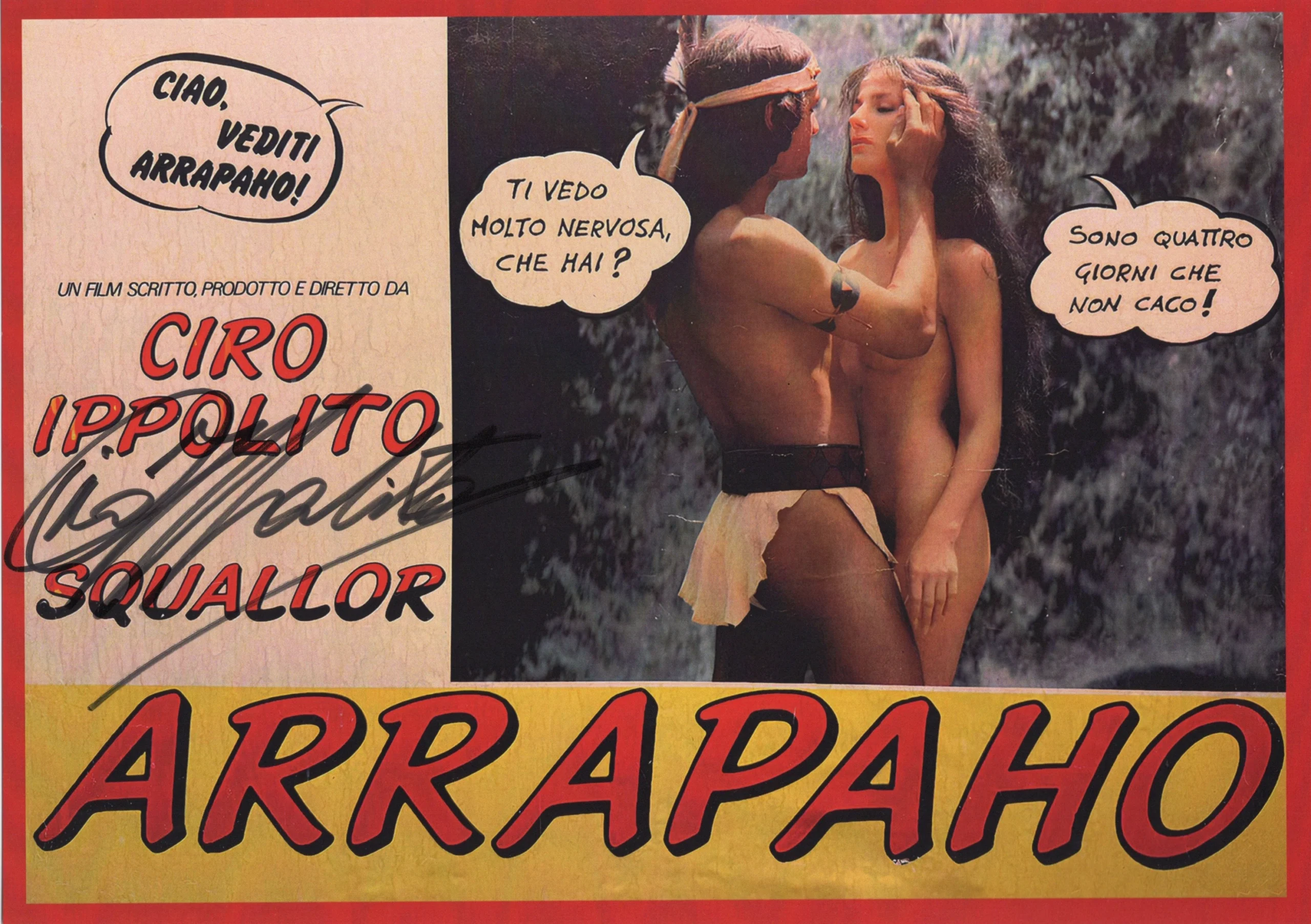 Arrapaho Cult Movie Cardstock Print โ Personally Signed by Ciro Ippolito