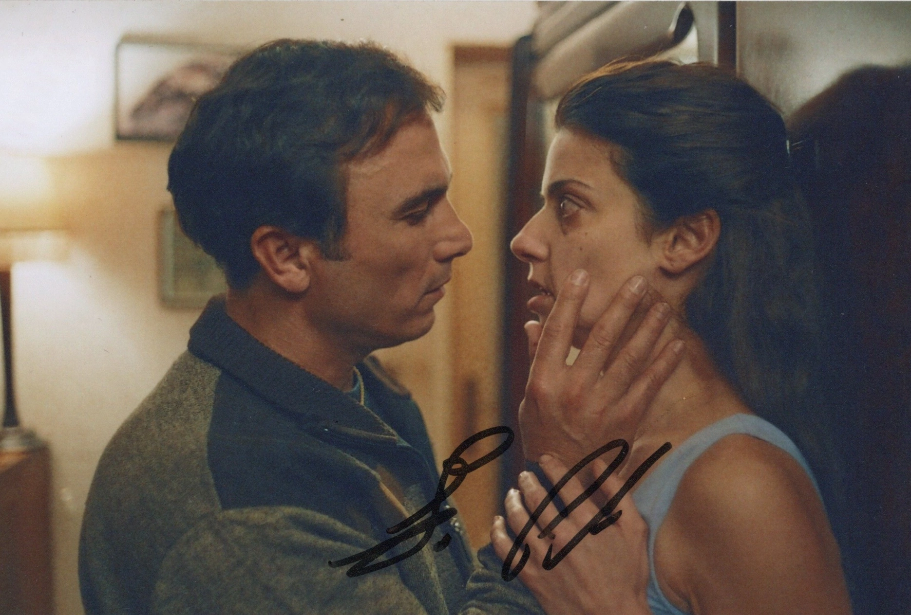 Francesco Di Leva Signed Photo Familia Movie Franco Celeste Autograph