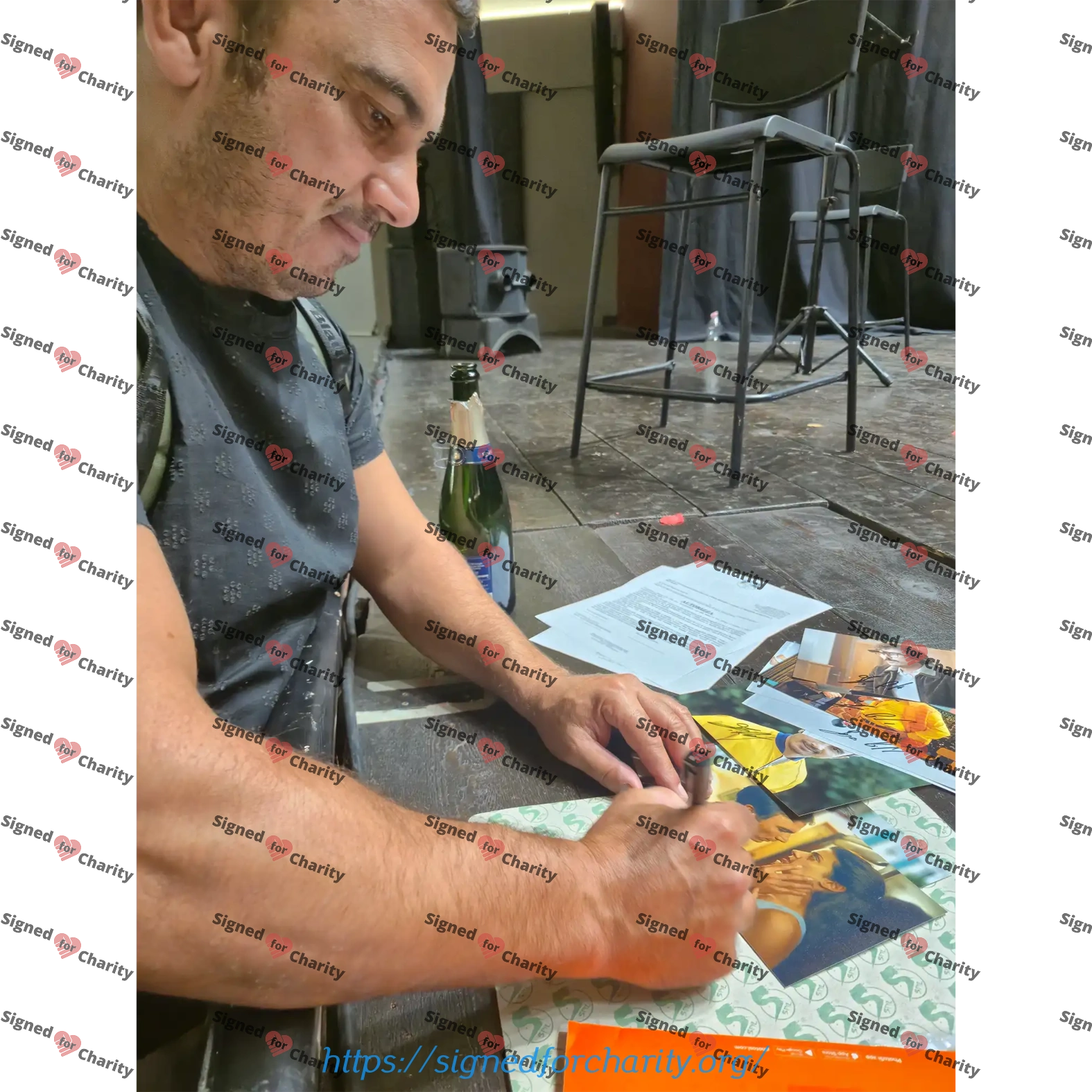 Francesco Di Leva Signed Photo Familia Movie Franco Celeste Autograph - Image 2