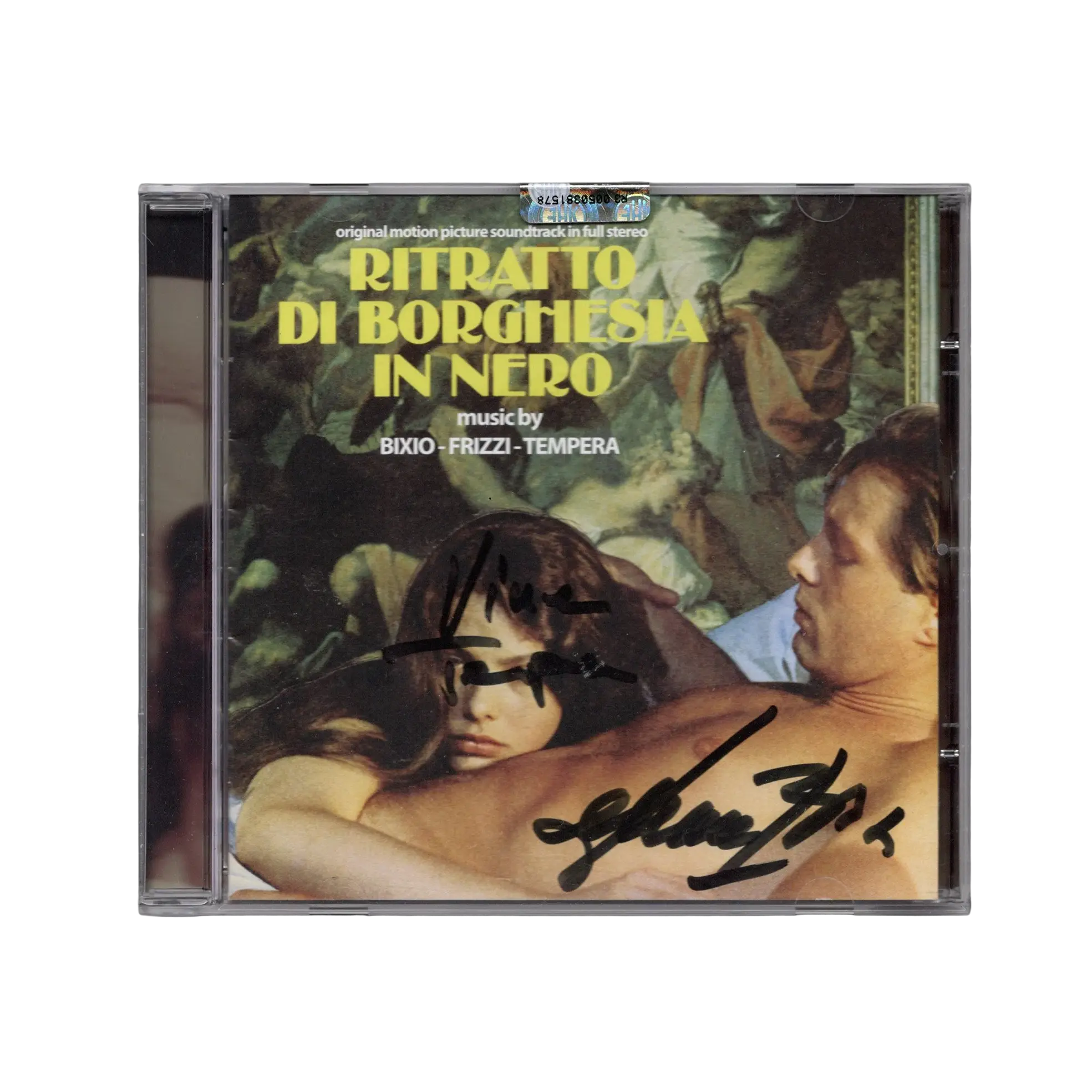 Franco Bixio & Vince Tempera Double Signed Soundtrack CD – Ritratto di Borghesia in Nero