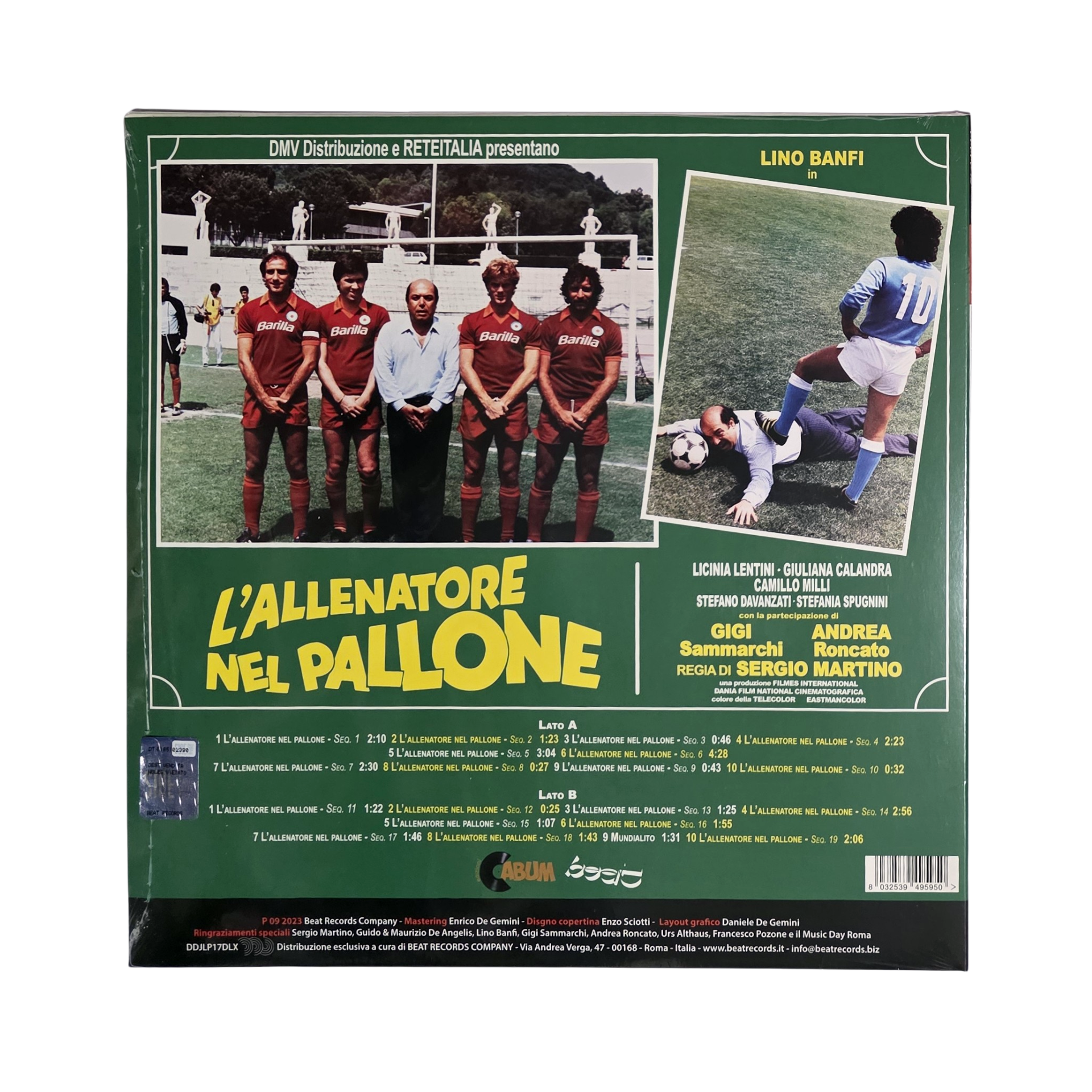 Urs Althaus Signed L’Allenatore nel Pallone Vinyl LP – Aristoteles - Image 3