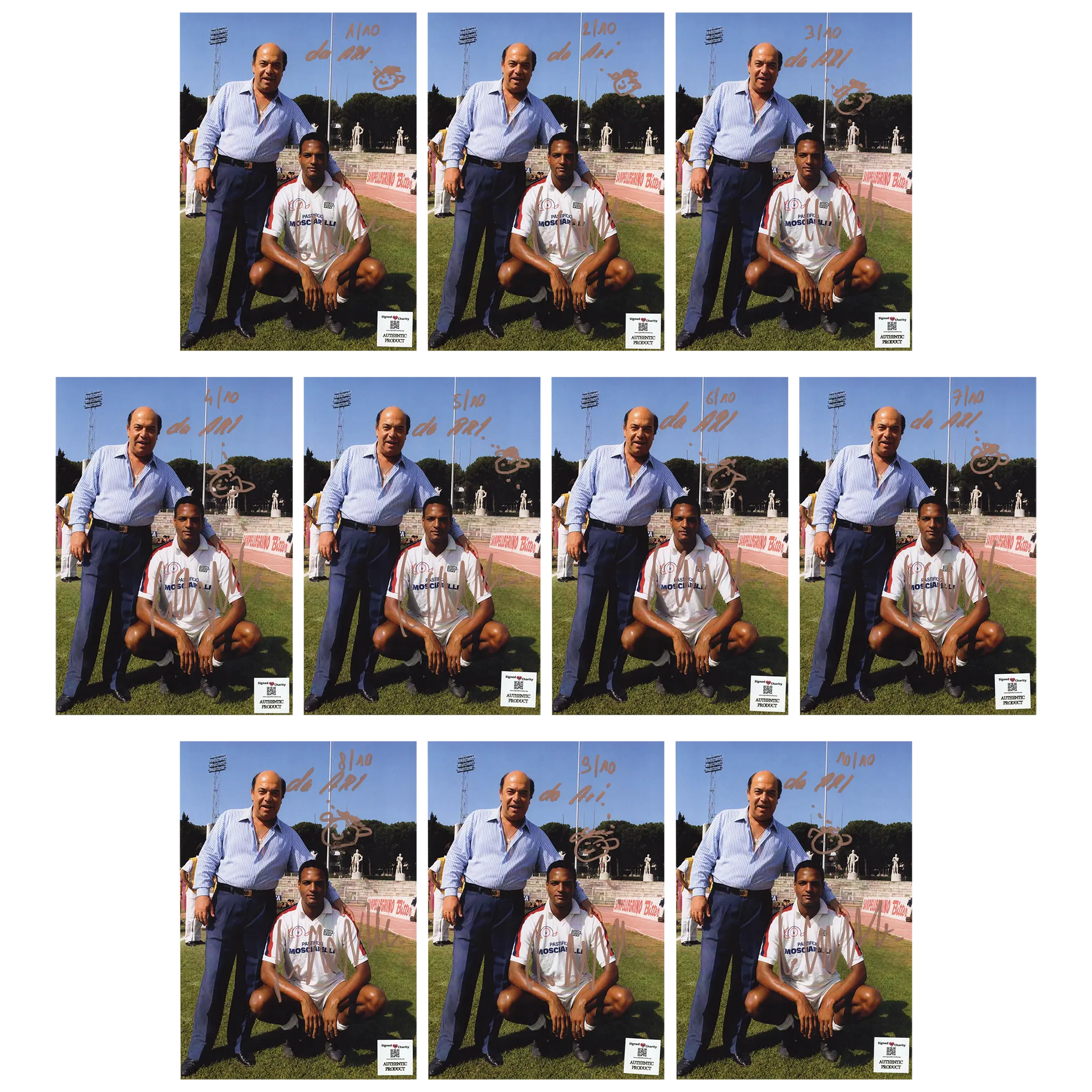 Urs Althaus Hand-Signed Photo Print on Cardstock – Aristoteles – L’Allenatore nel Pallone (Copia)