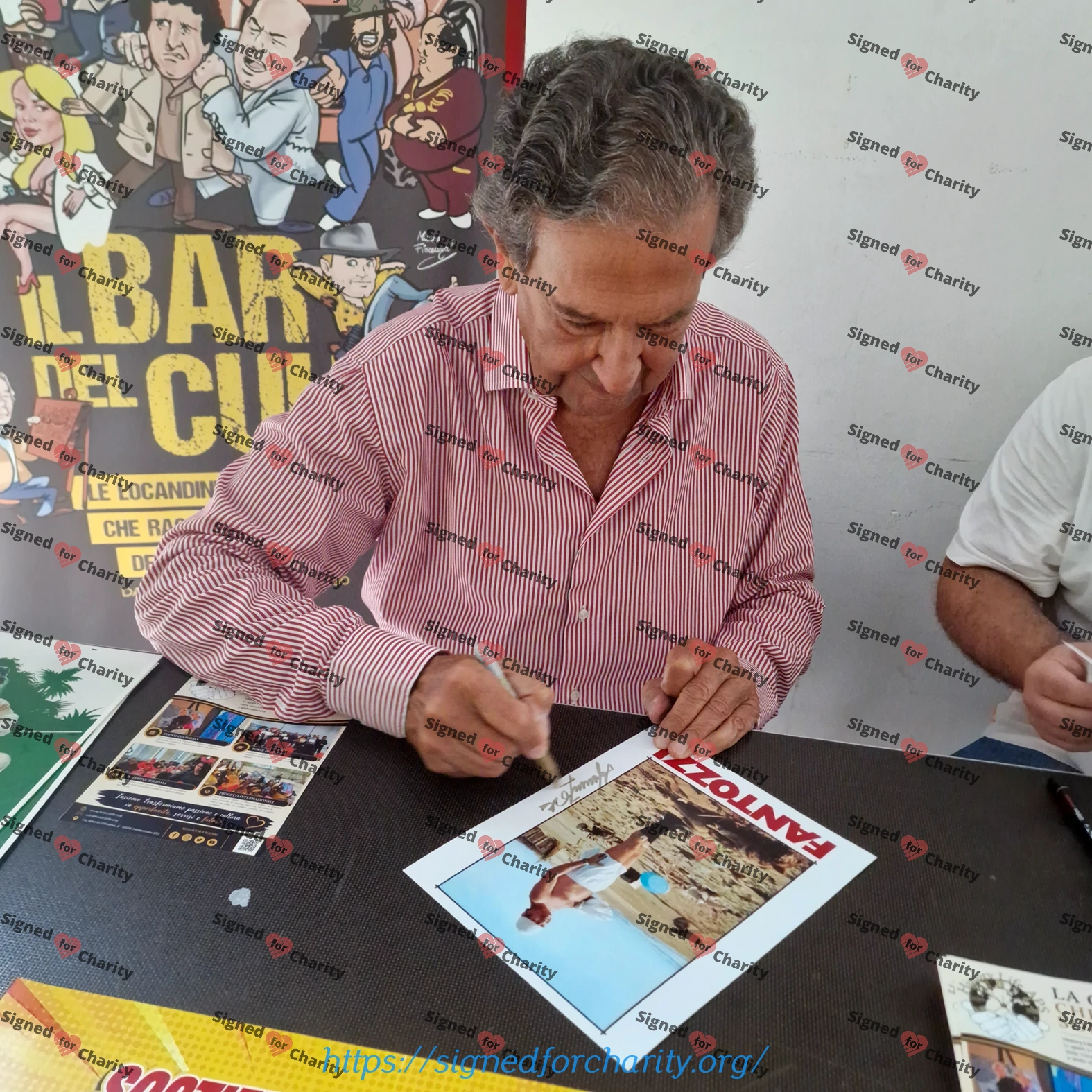 Vince Tempera & Franco Bixio Signed Photo โ Movies: Fantozzi (1975) โ Double Autograph - Image 3
