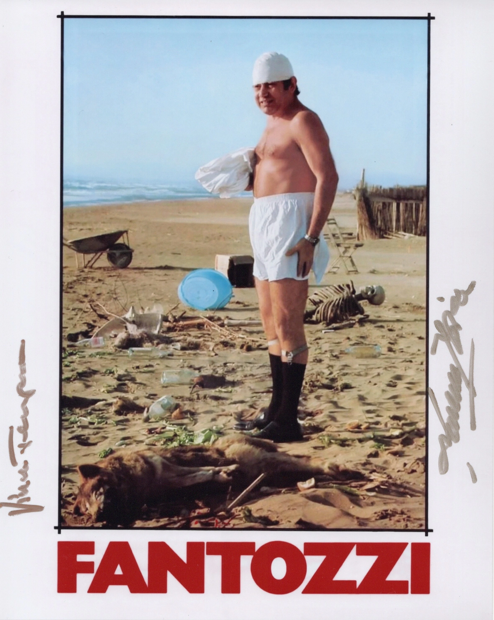 Fantozzi (1975) โ Vince Tempera & Franco Bixio Original Hand-Signed Photo