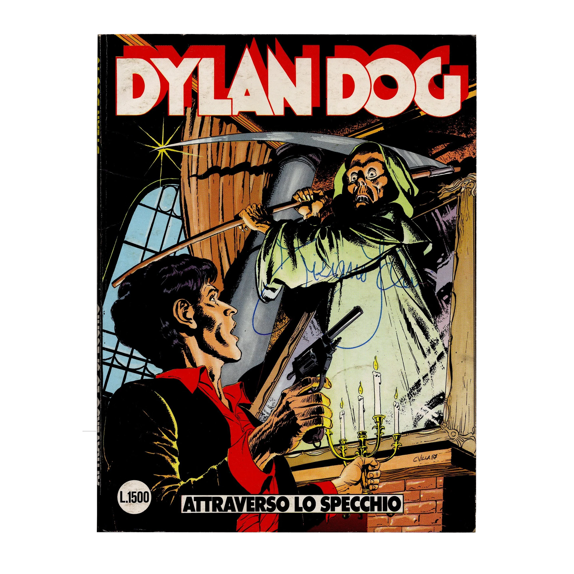Dylan Dog #10 Attraverso lo Specchio (1987) – Double Signed by Tiziano Sclavi