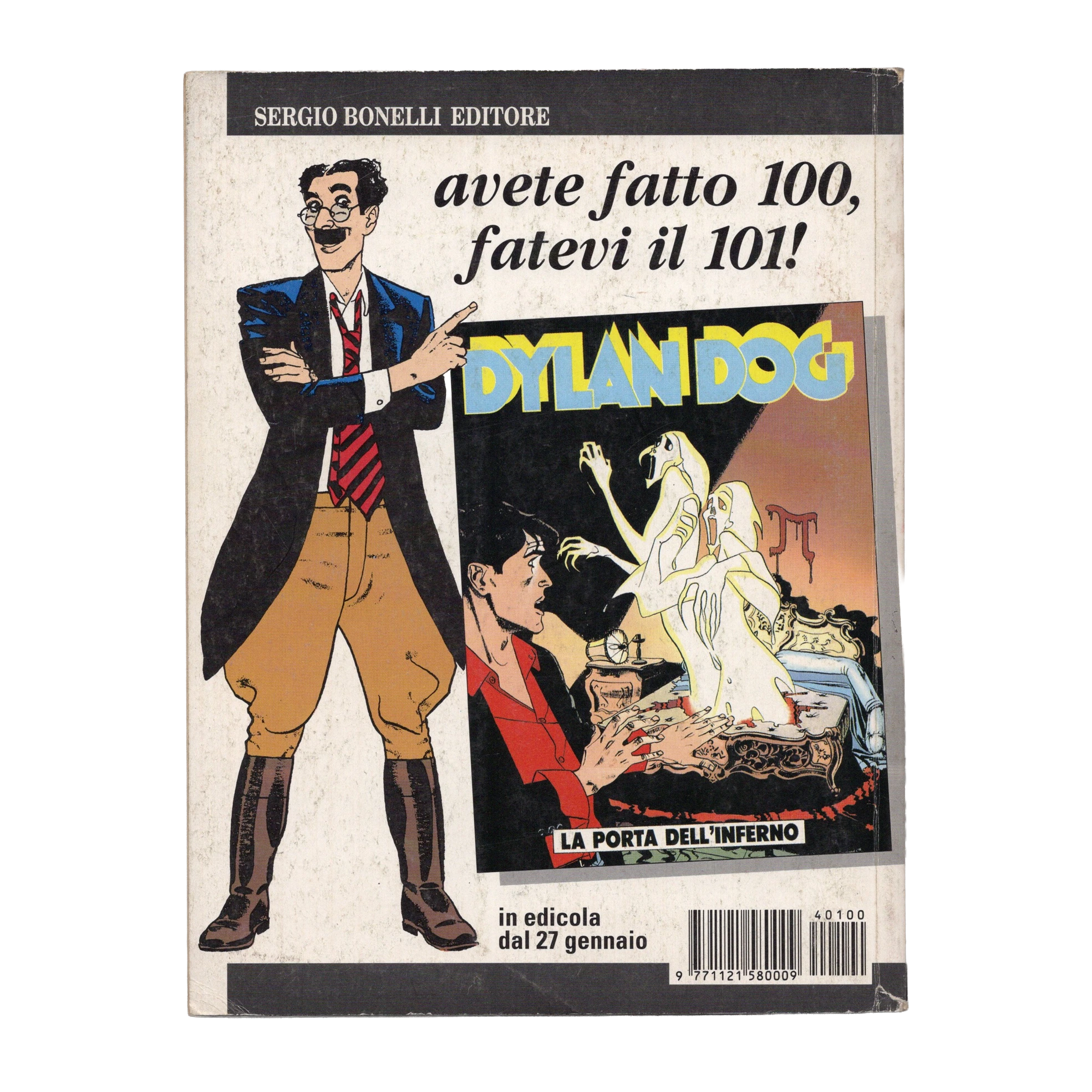 Dylan Dog #100 La Storia di Dylan Dog (1995) – Signed by Tiziano Sclavi - Image 4