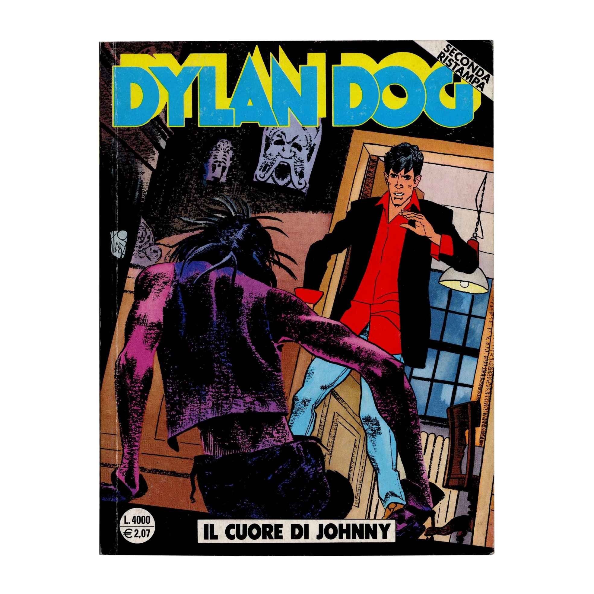 Dylan Dog #127 Il Cuore di Johnny (2001) – Signed by Tiziano Sclavi