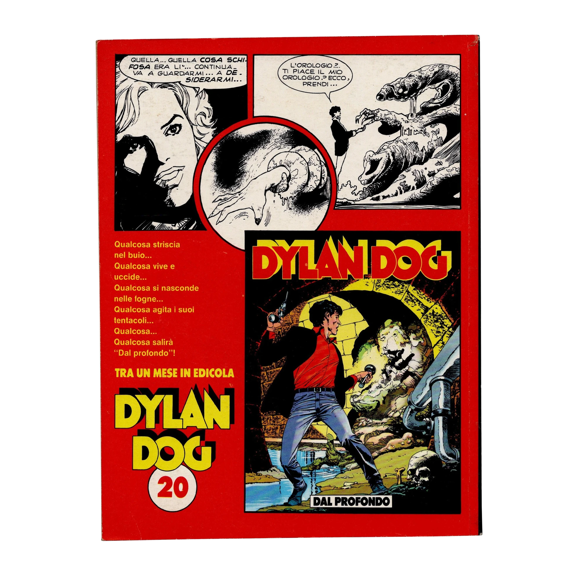 Dylan Dog #19 Memorie dall'Invisibile (1988) – Signed by Tiziano Sclavi - Image 3