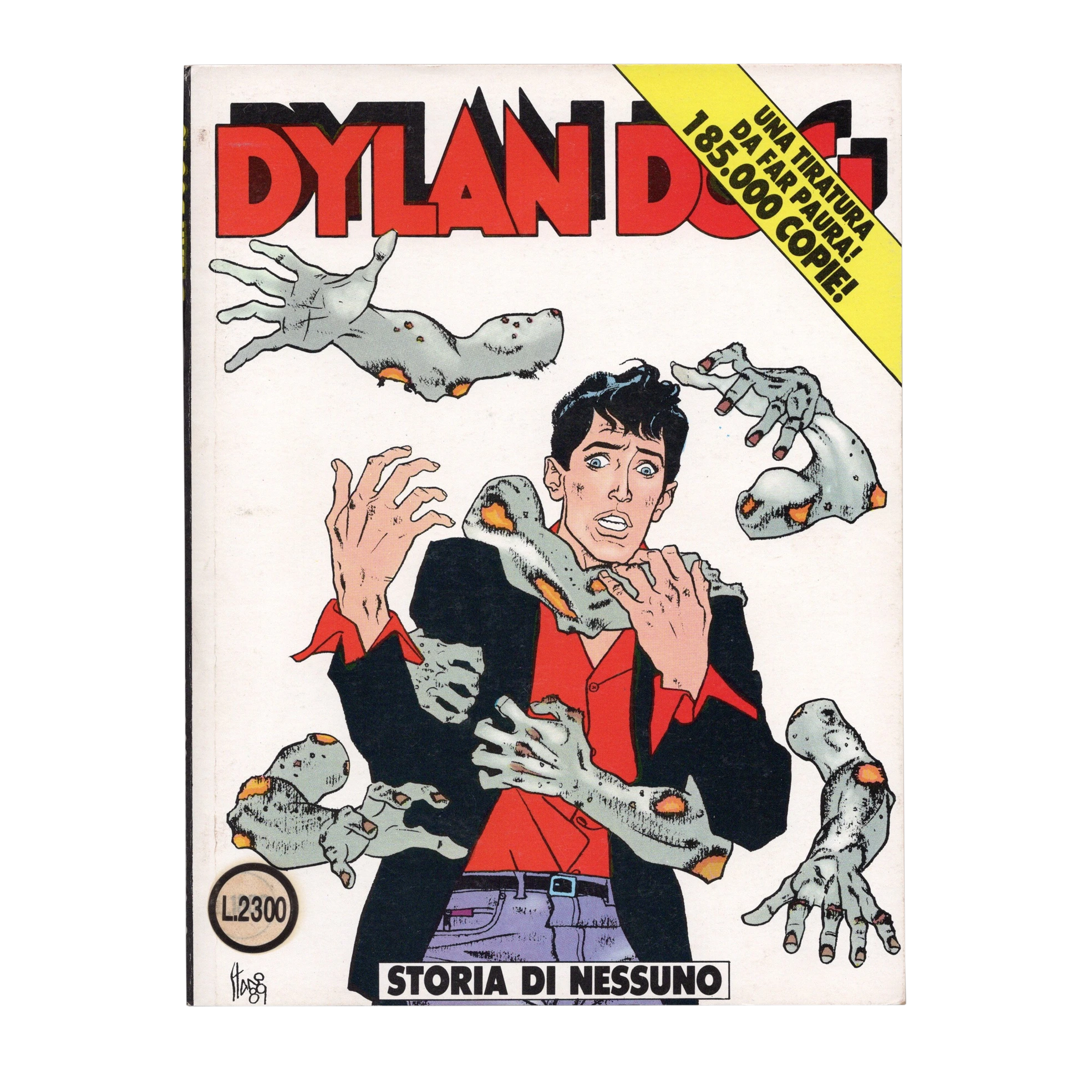 Dylan Dog #43 Storia di Nessuno (1990) – Signed by Tiziano Sclavi
