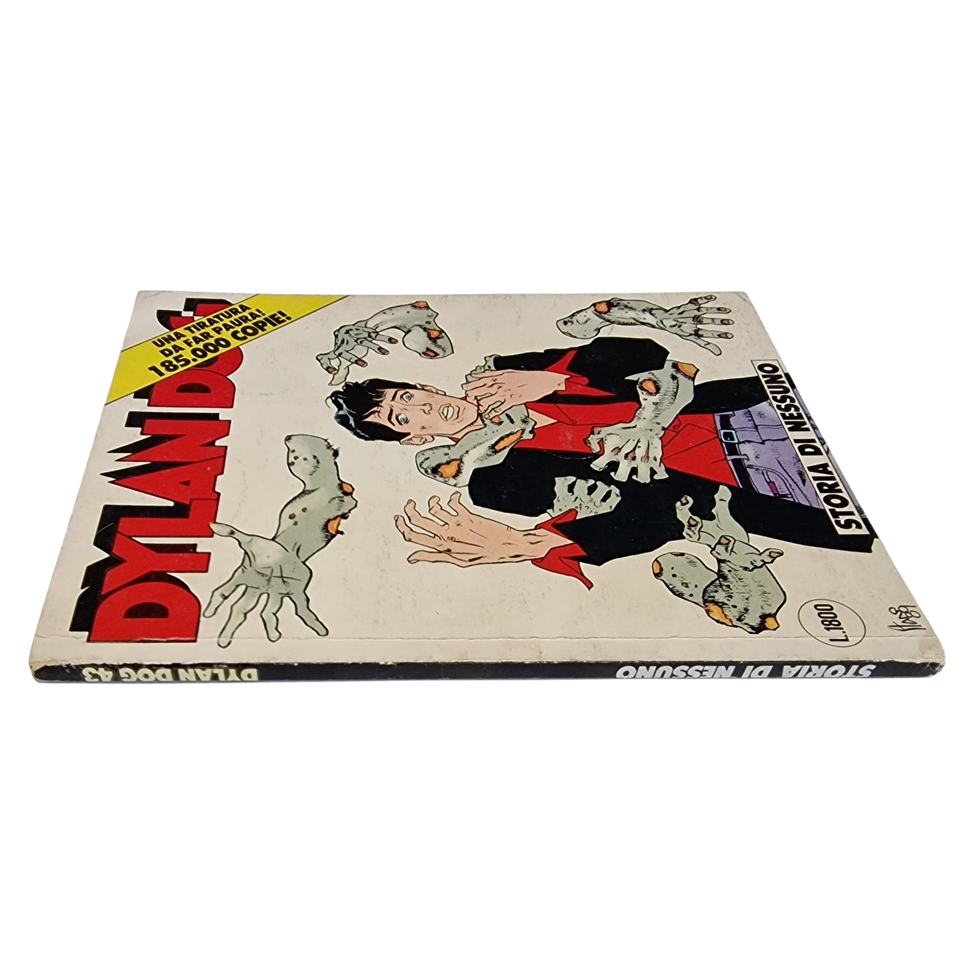 Dylan Dog #43 “Storia di Nessuno” (1990) – Tiziano Sclavi Hand-Signed Original Comic - Image 4