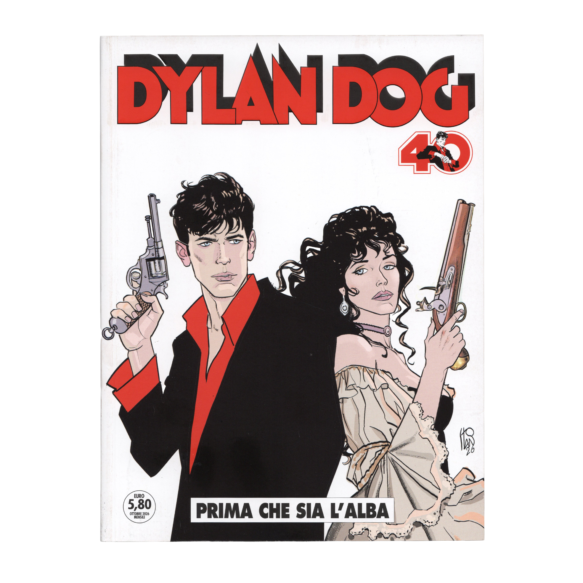 Dylan Dog #481 “Prima che sia l’Alba” – Angelo Stano Rarest Variant 1 in 400 – 40th Anniversary