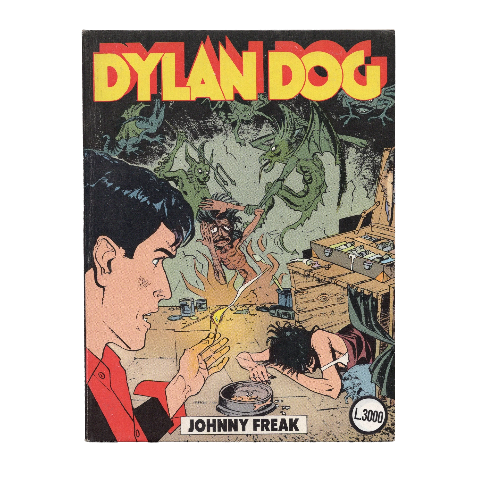 Dylan Dog #81 Johnny Freak (1993) – Signed by Tiziano Sclavi