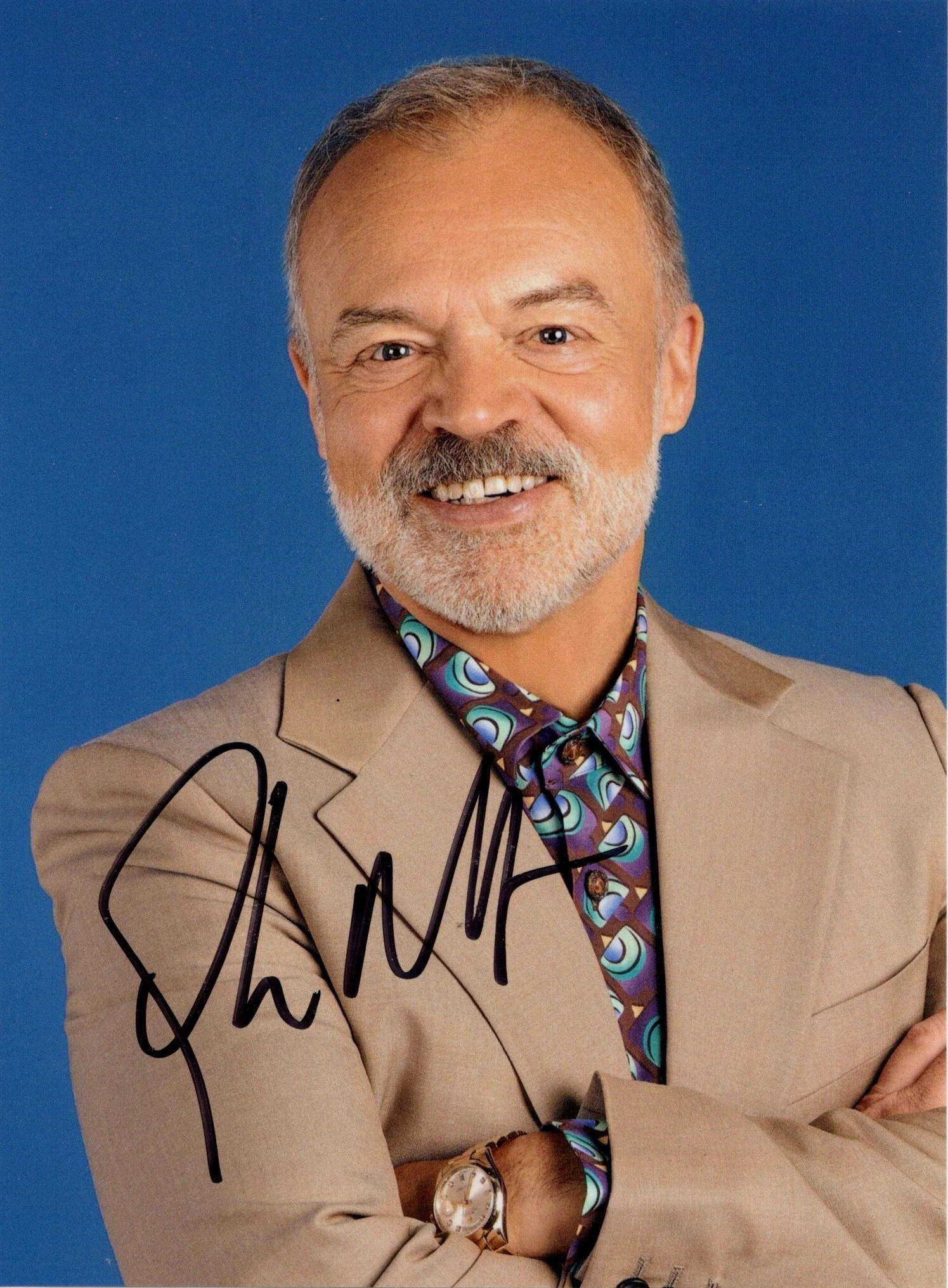 Graham Norton โ TV Host, Comedian & Author โ Original Hand-Signed Photo
