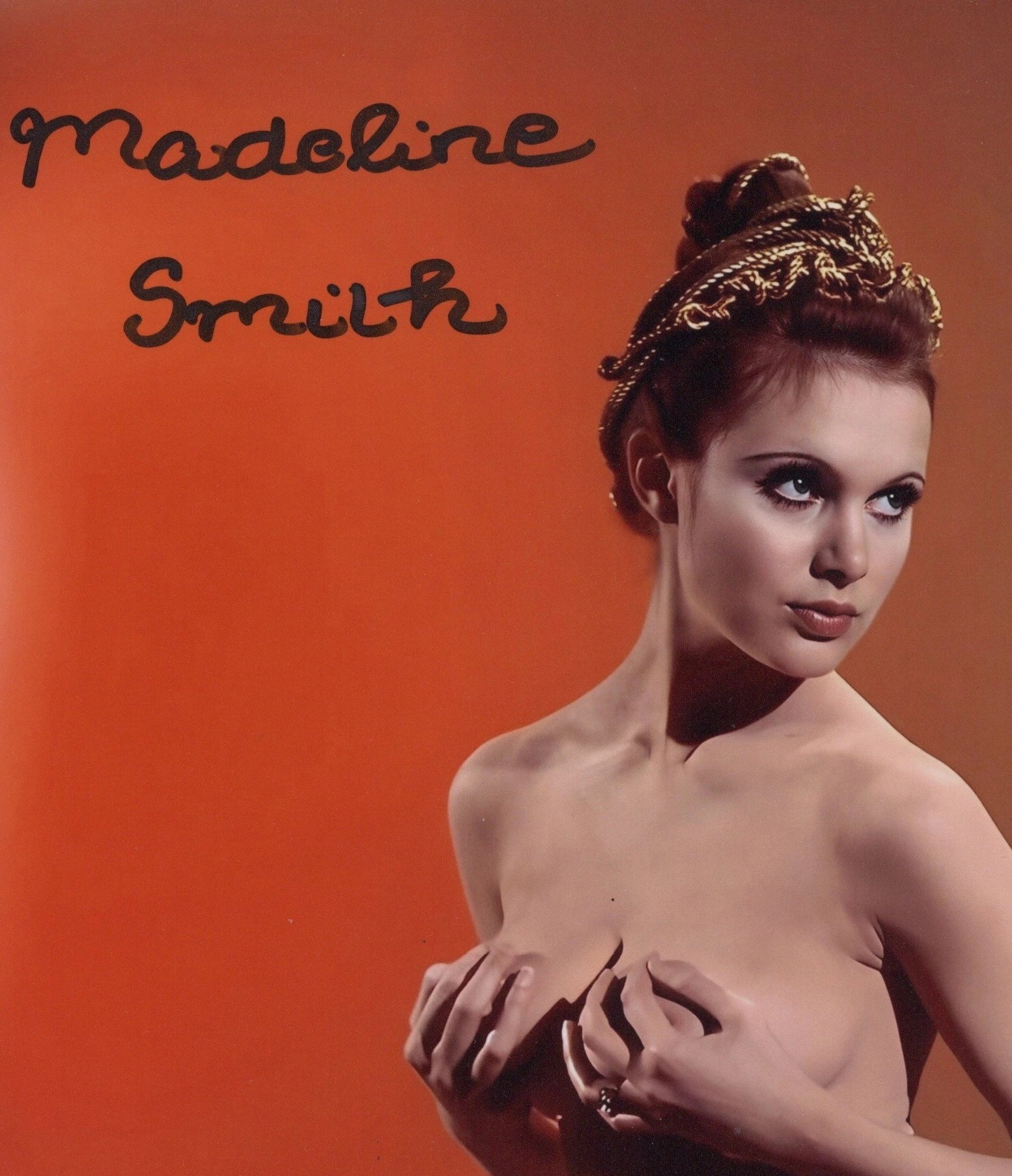 Madeline Smith Signed Sexy Topless Photo – Up Pompeii (1971) - Image 2