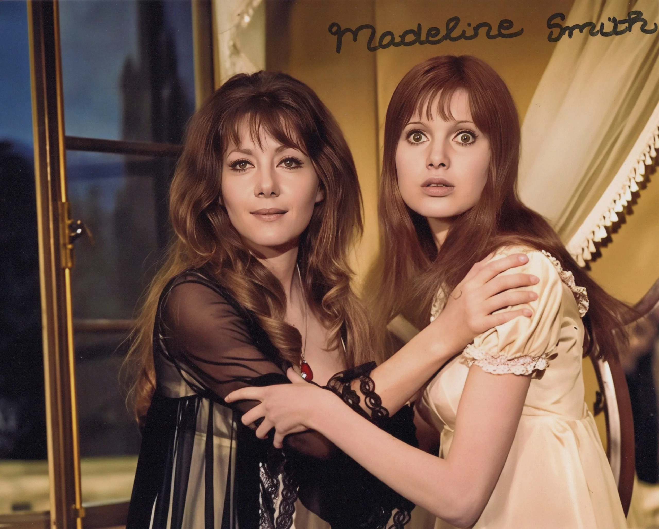 Madeline Smith Autographed Photo – The Vampire Lovers (1970) Cult Lesbian Vampire Horror