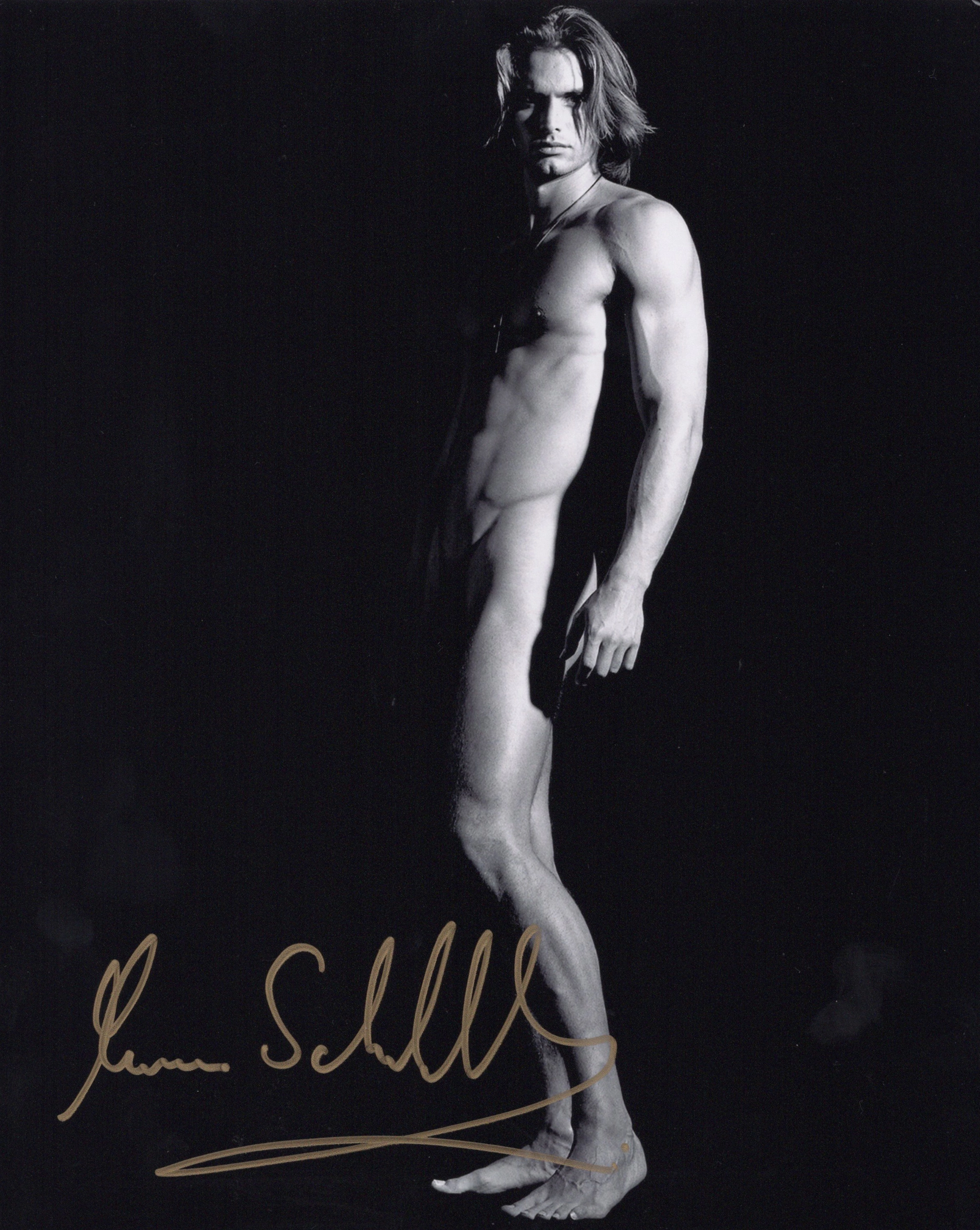 Marcus Schenkenberg โ Signed Photo โ Sexy Body Profile