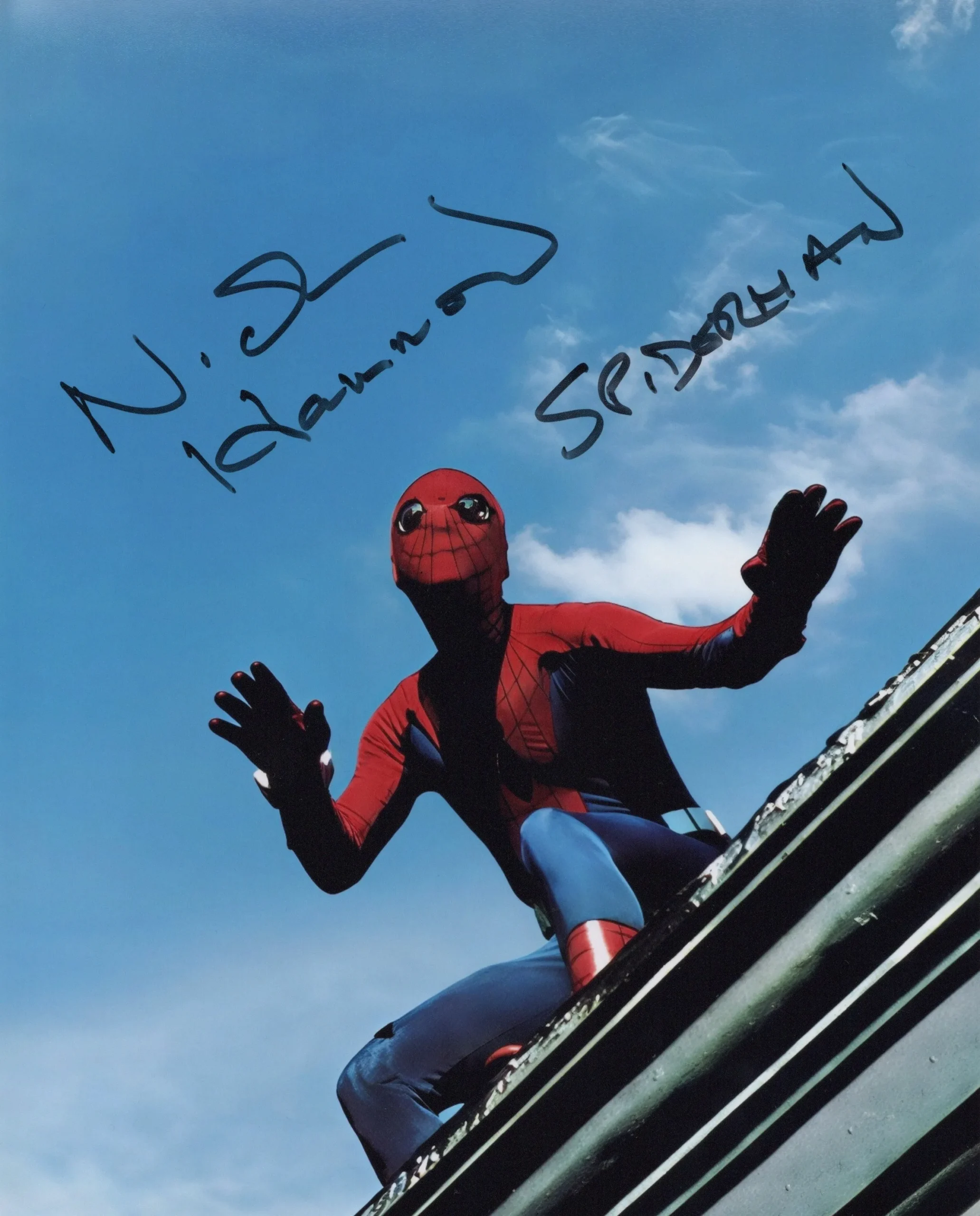Nicholas Hammond Signed Photo – The Amazing Spider-Man 1977 TV Series