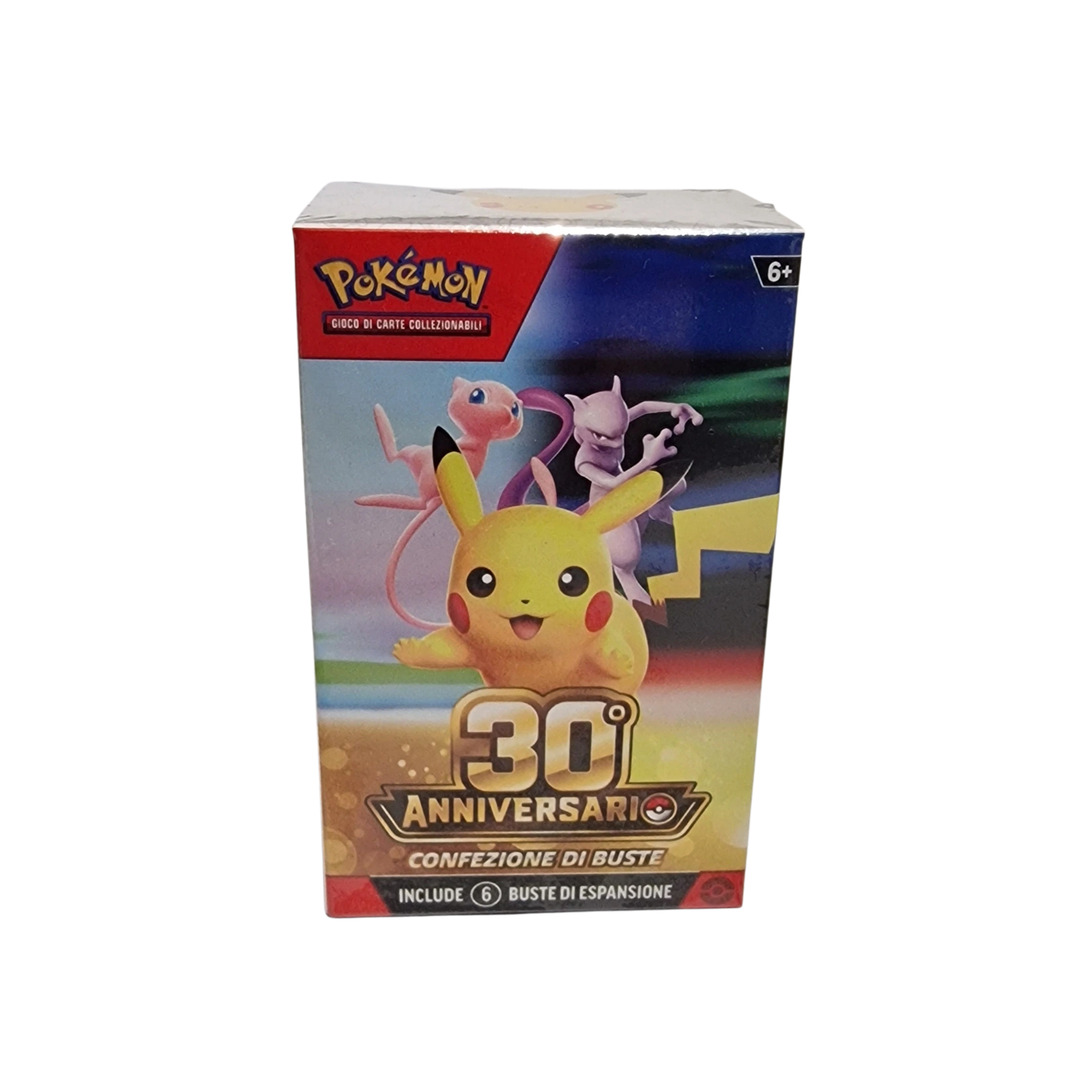 Pokémon TCG 30th Anniversary Booster Bundle – 6 Packs – Italian Edition – Factory Sealed